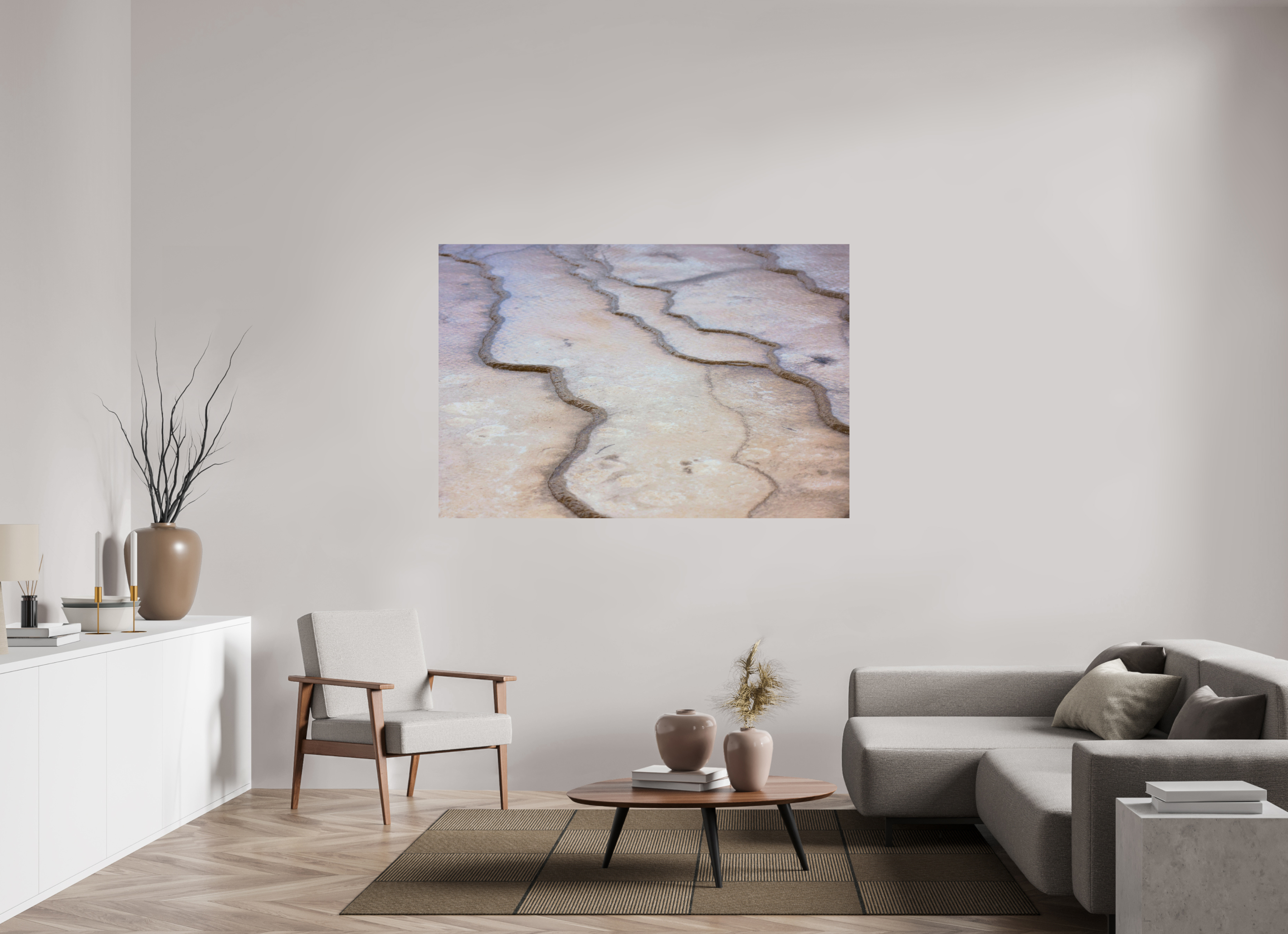 66 x 44″, METAL Yellowstone