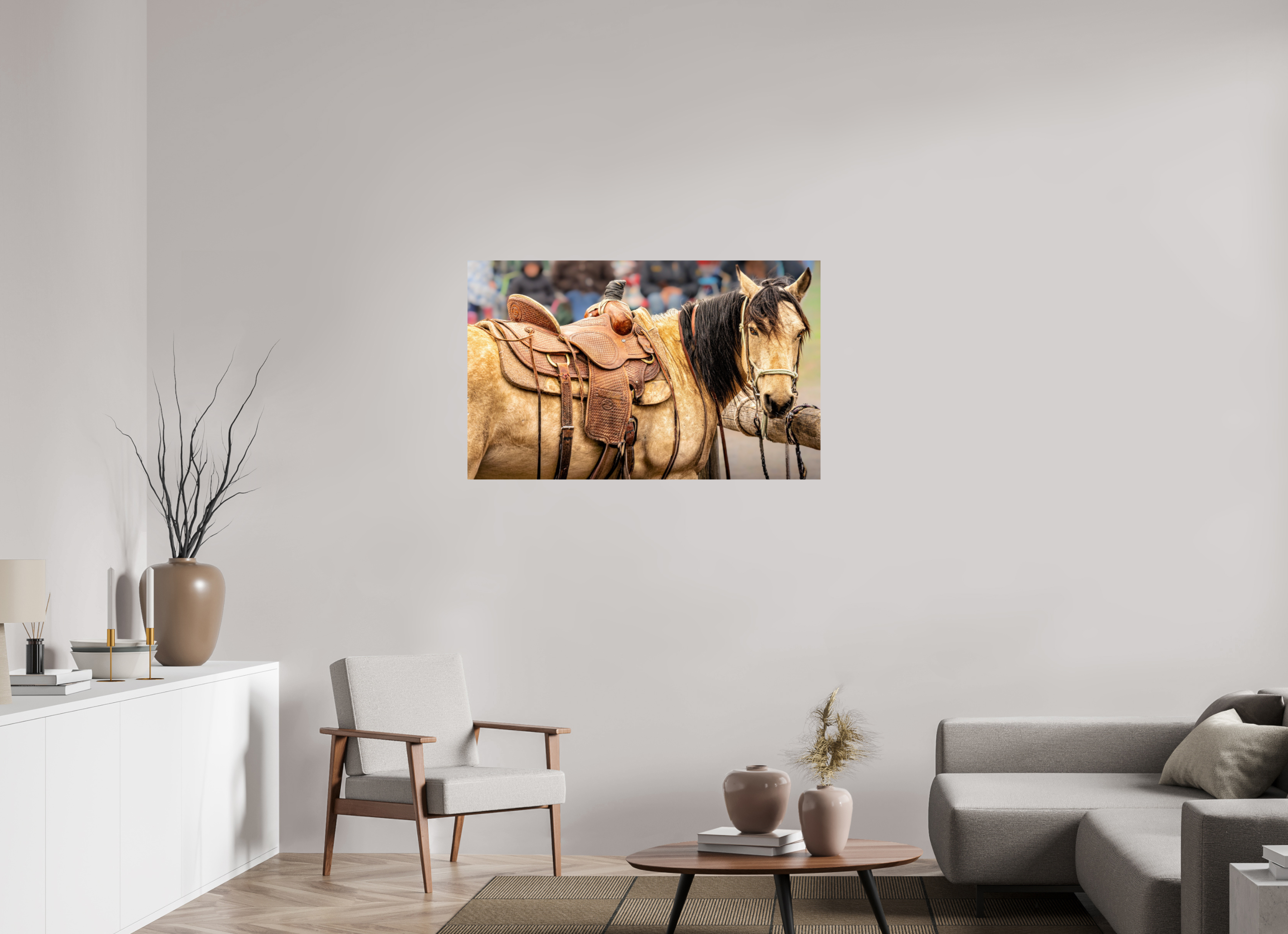 45.1 x 28″, PHOTO PAPER Pack Horse Portrait 7