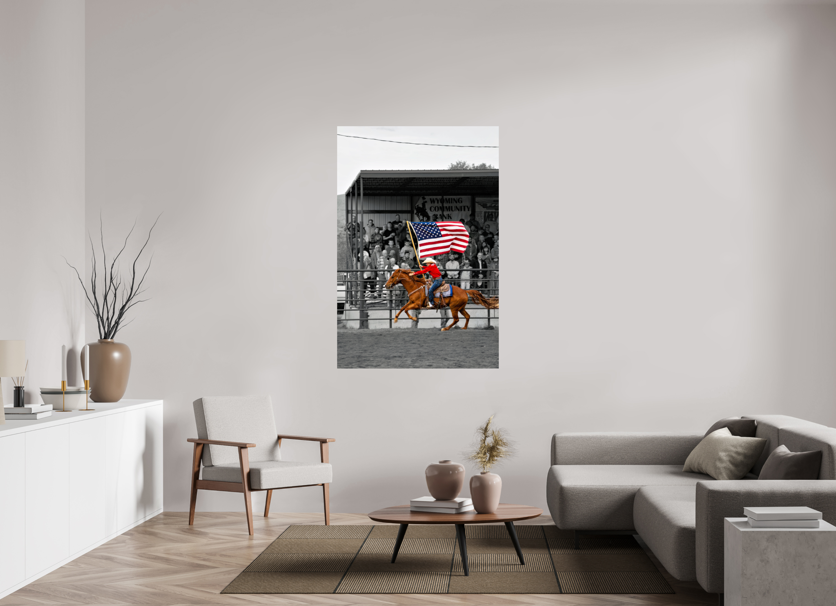 40 x 60″, METAL America 250 Flag Rider 6