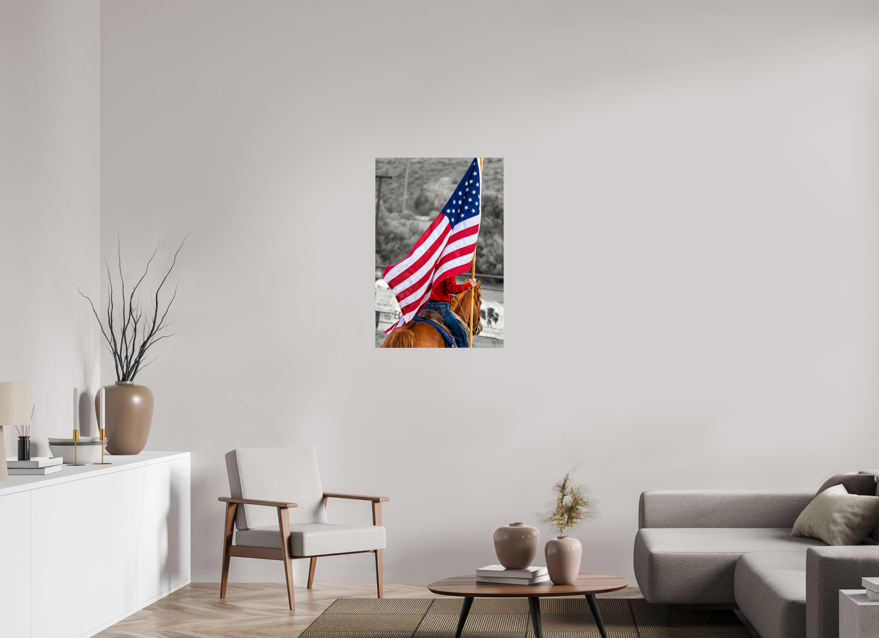 24 x 35.6″, PHOTO PAPER America 250 Flag Rider 9