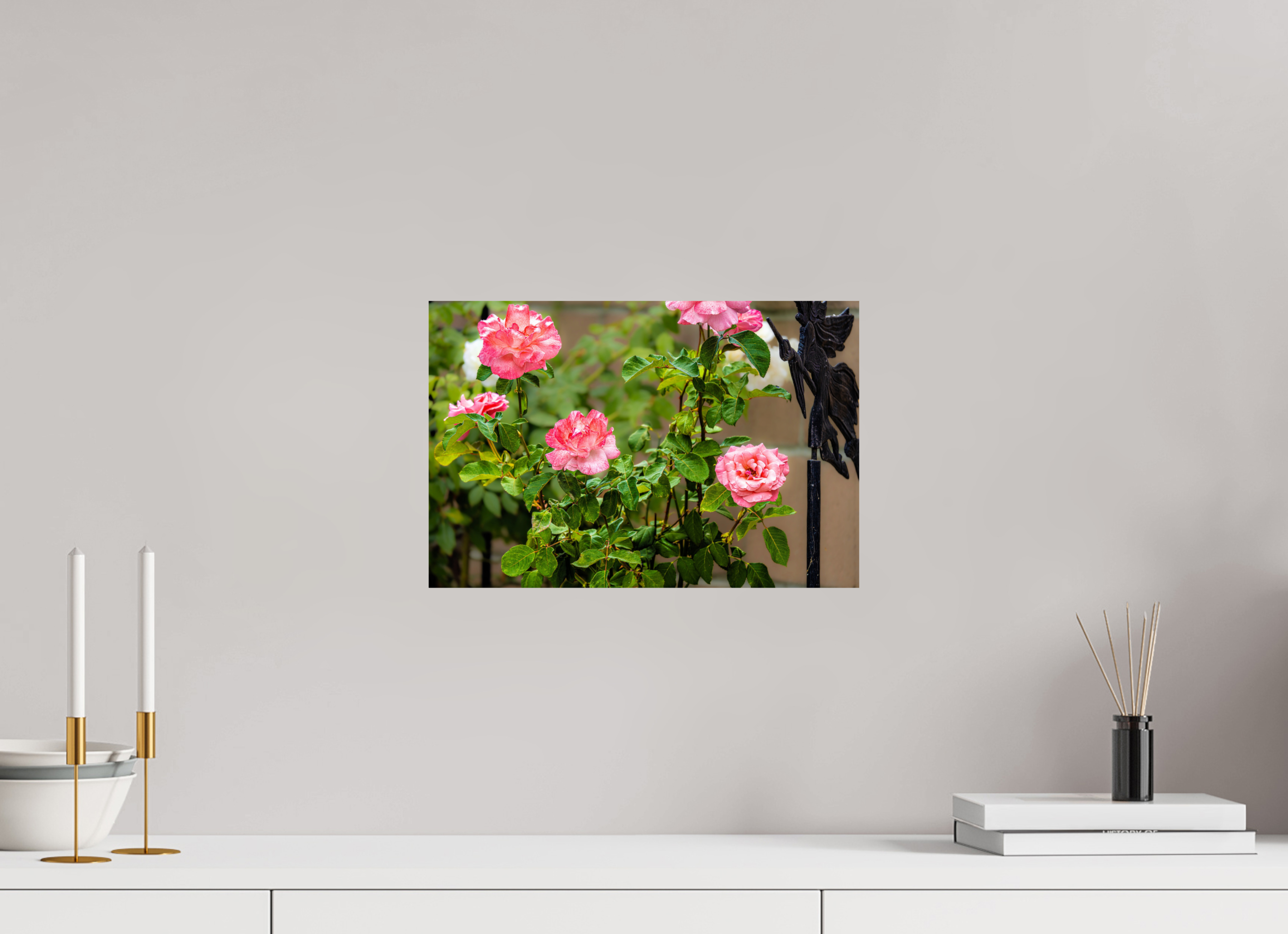 15 x 10″, PHOTO PAPER Pink Rose Bush