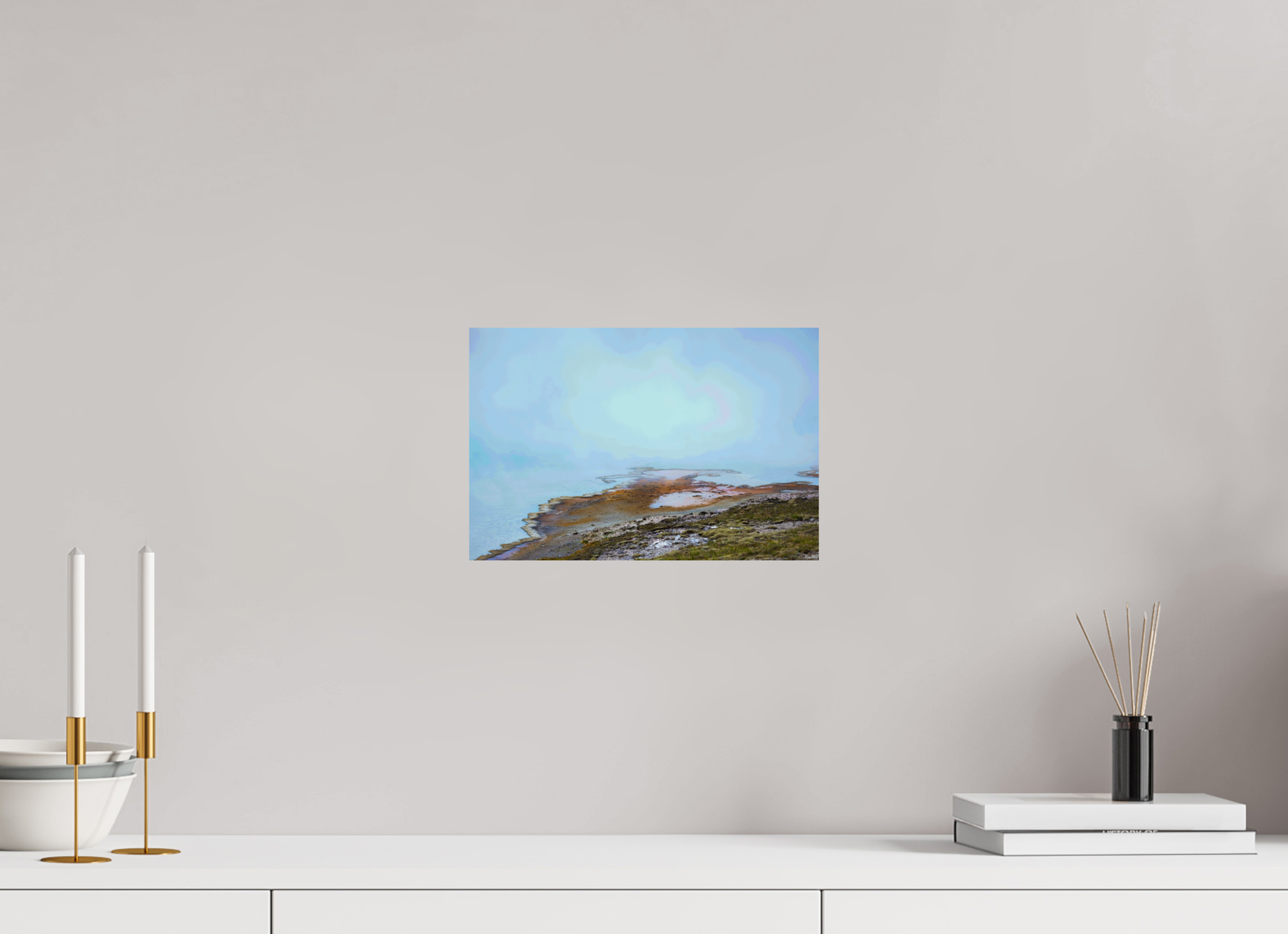 12 x 8″, METAL Yellowstone