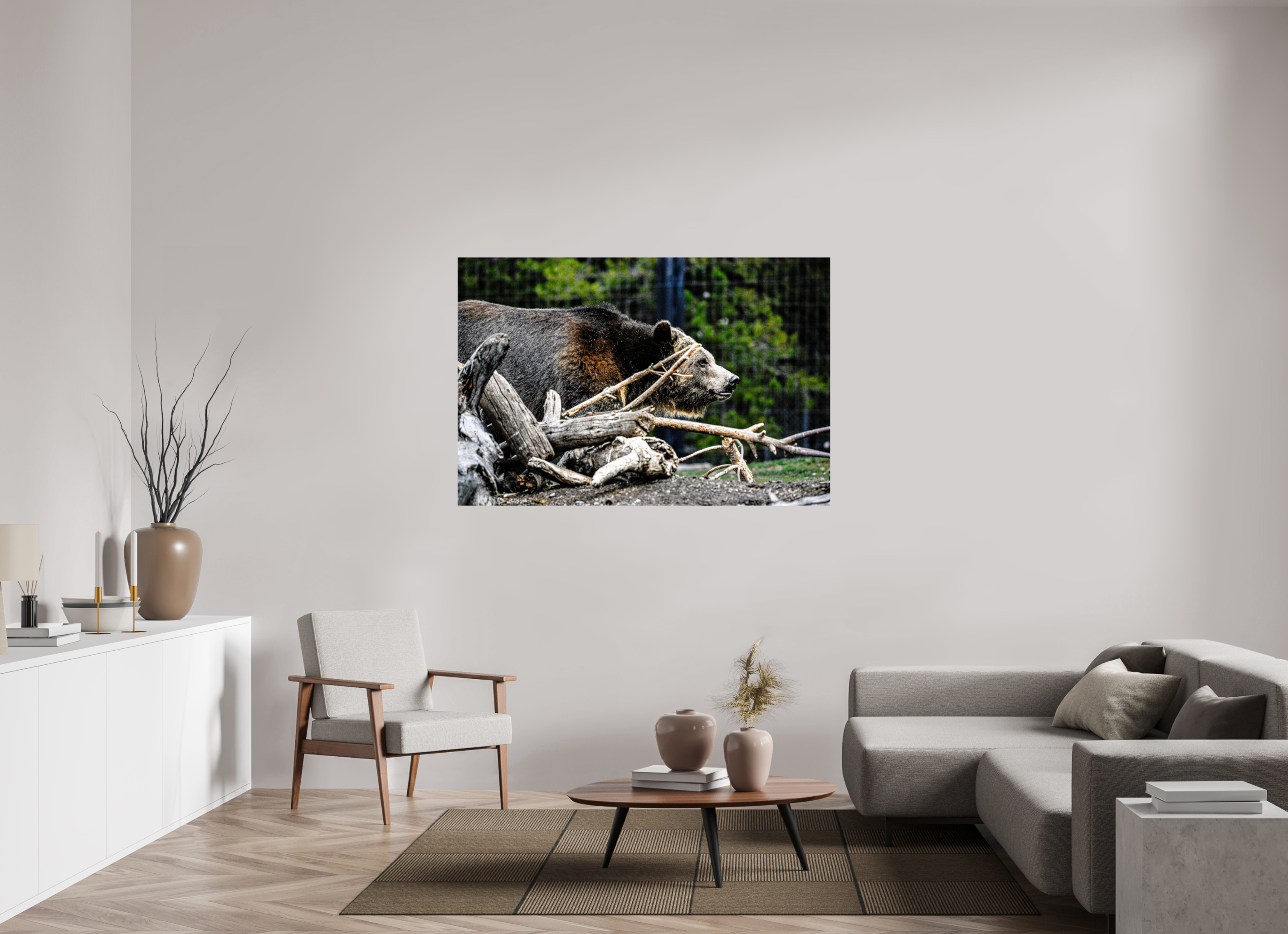 60 x 40″, PHOTO PAPER Bear