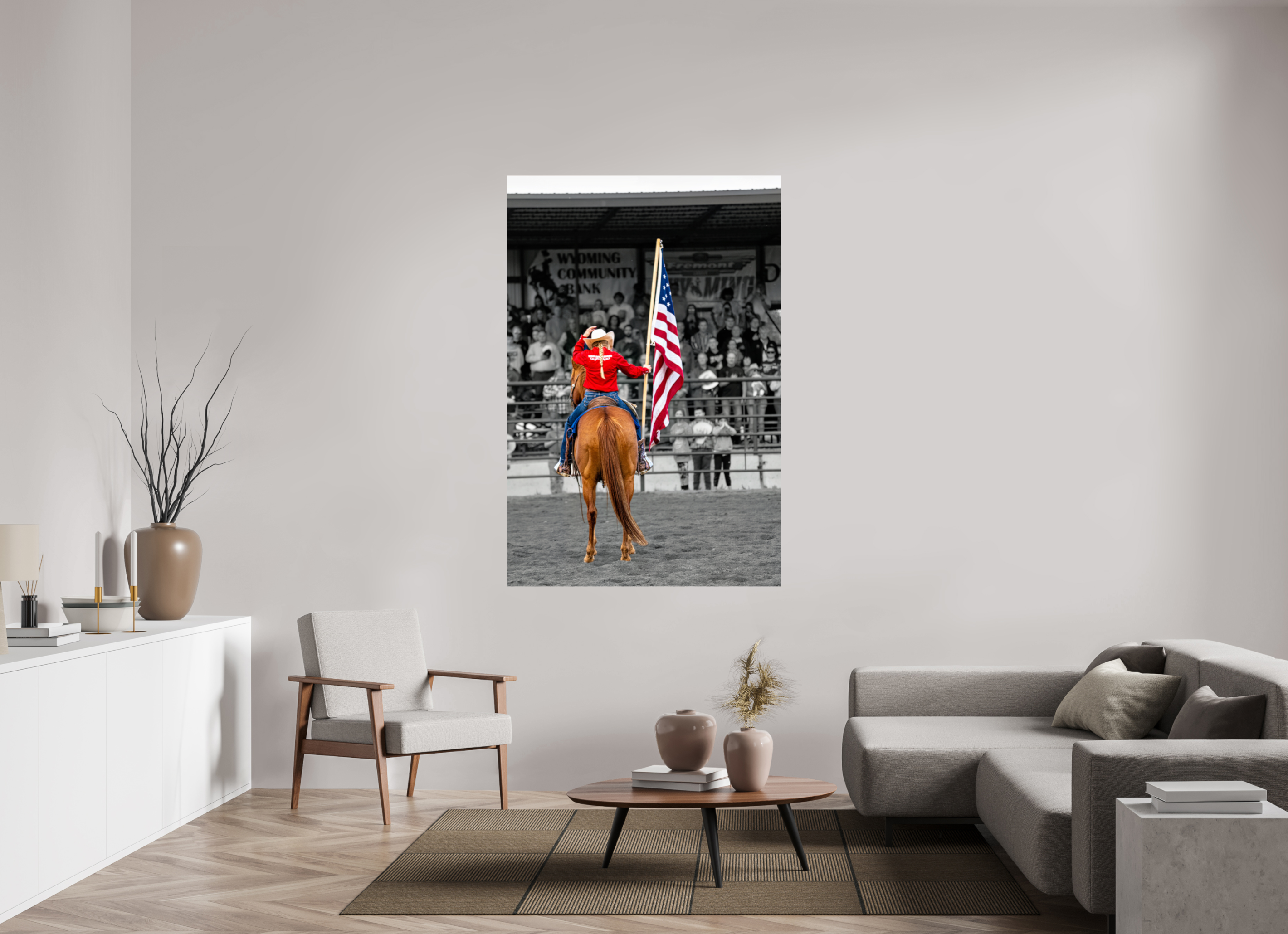 44 x 66″, ACRYLIC America 250 Hidden Cross