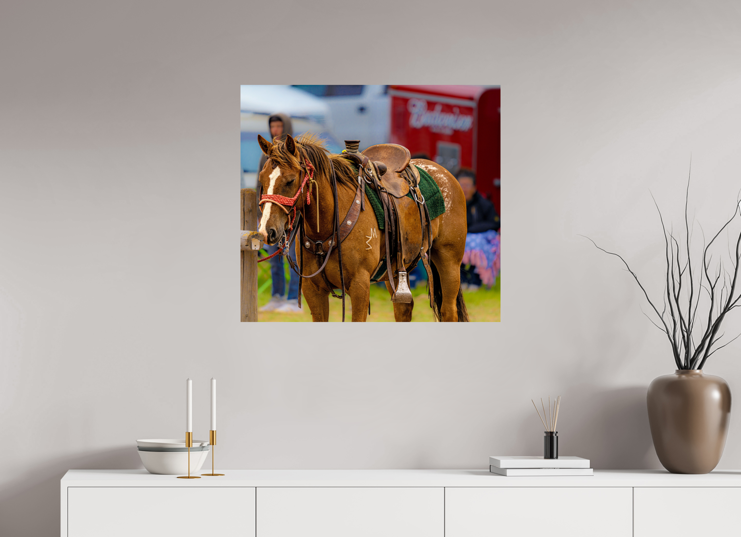 30.7 x 28″, PHOTO PAPER Pack Horse Portrait 18 Web Exclusive