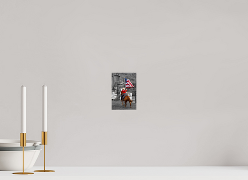 4 x 6″, PHOTO PAPER America 250 Flag Rider 10