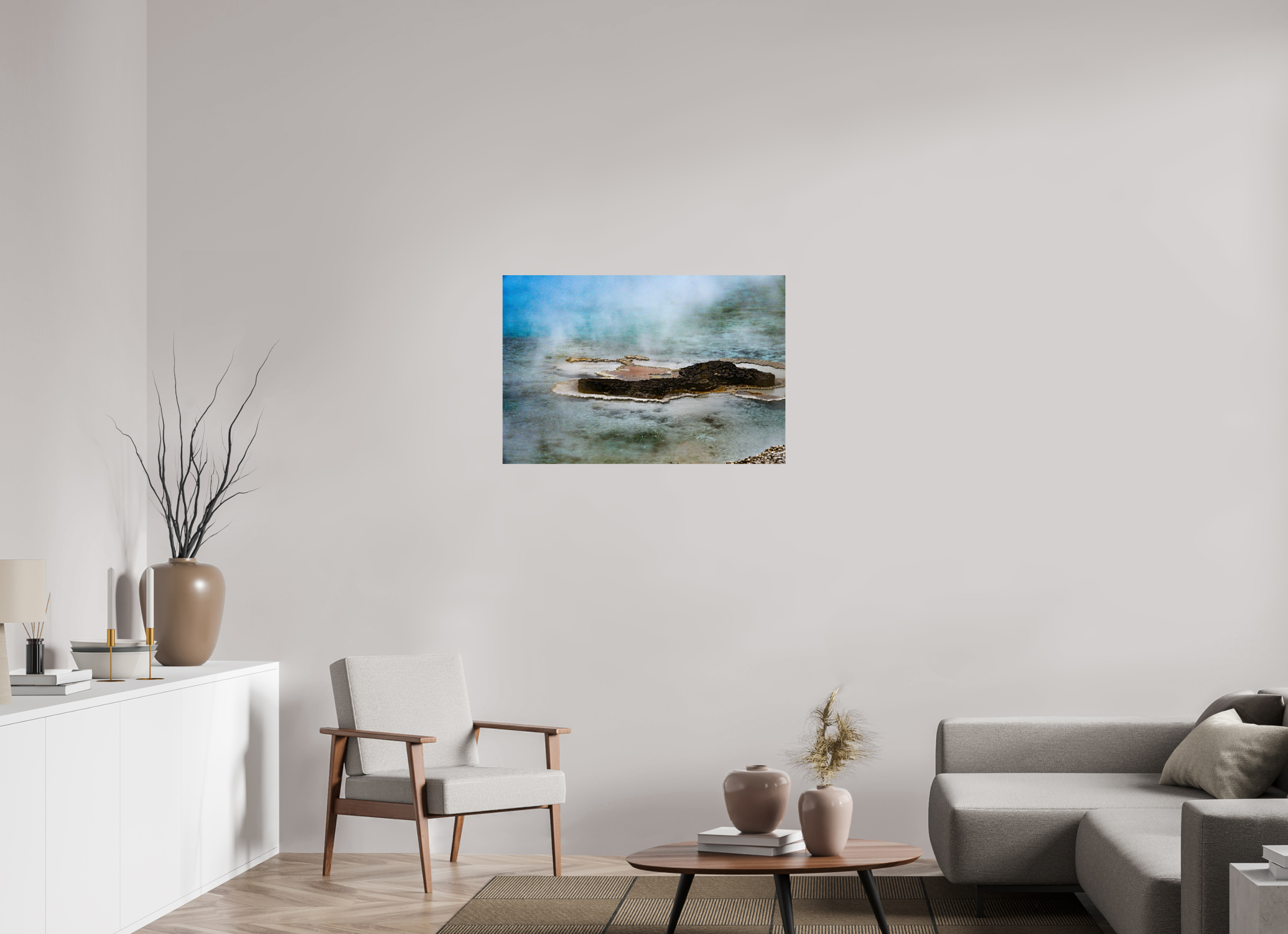 36 x 24″, METAL Yellowstone