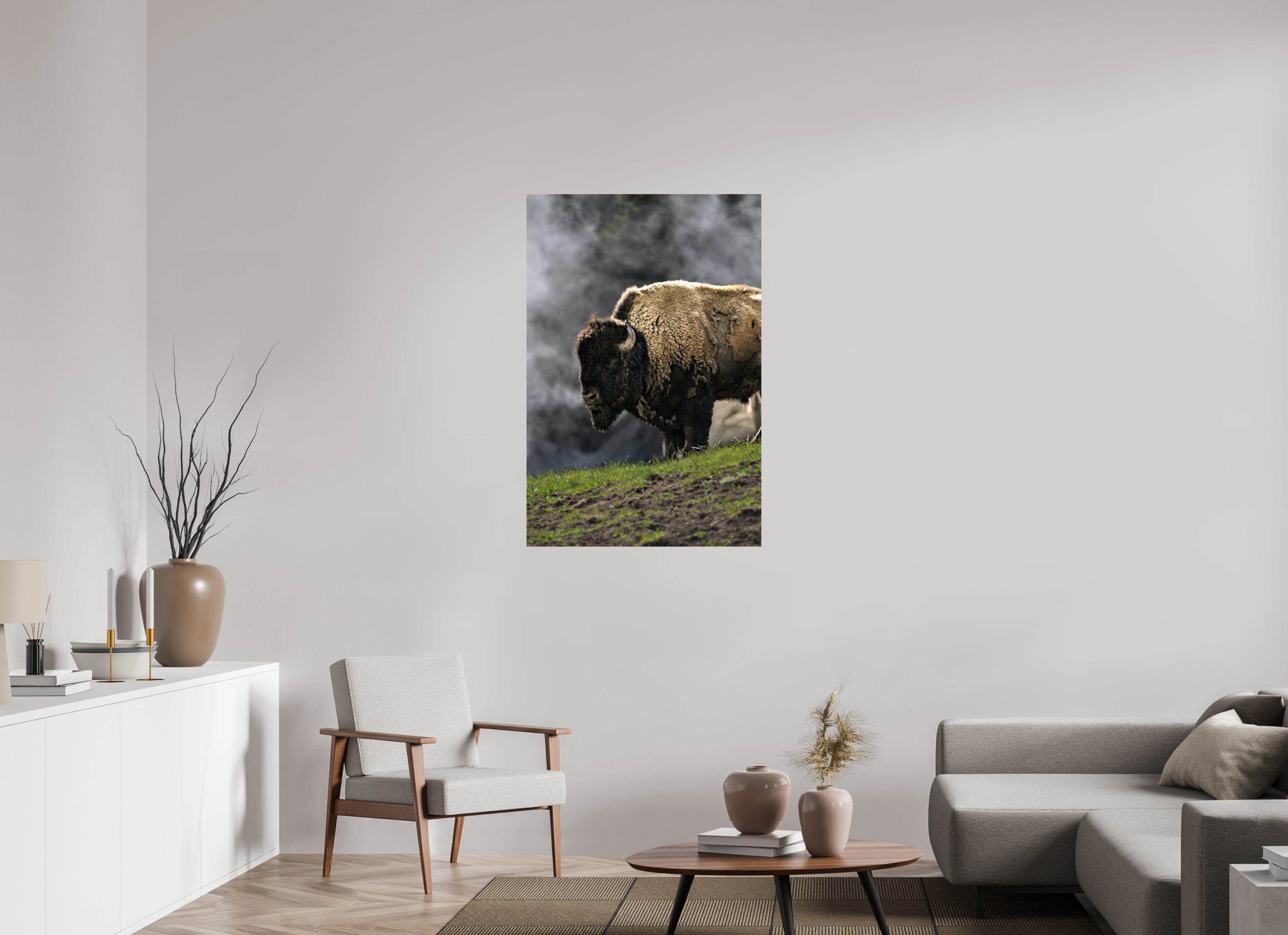 30 x 45″, PHOTO PAPER Bison