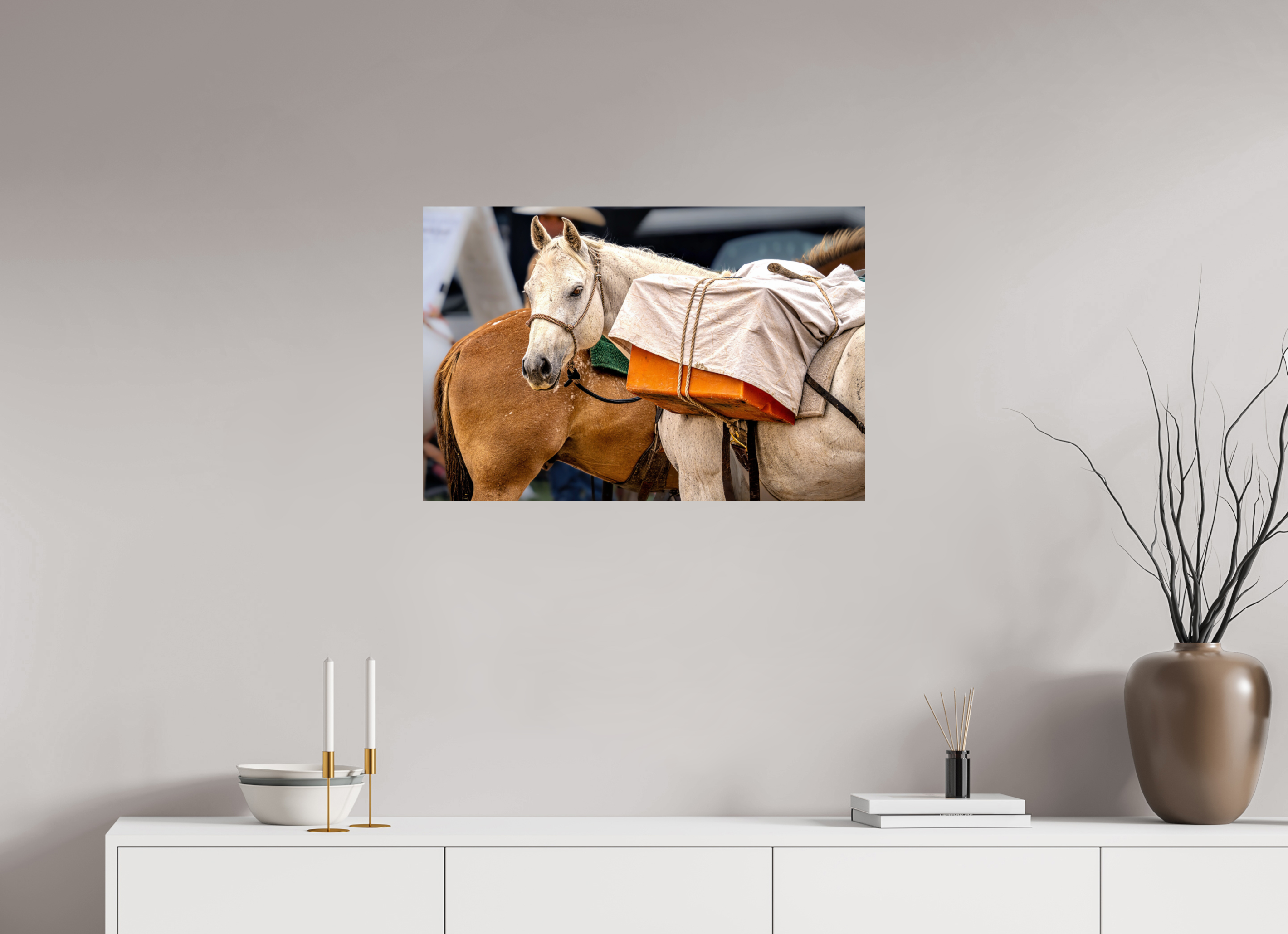 30 x 20″, PHOTO PAPER Pack Horse Portrait 19 Web Exclusive