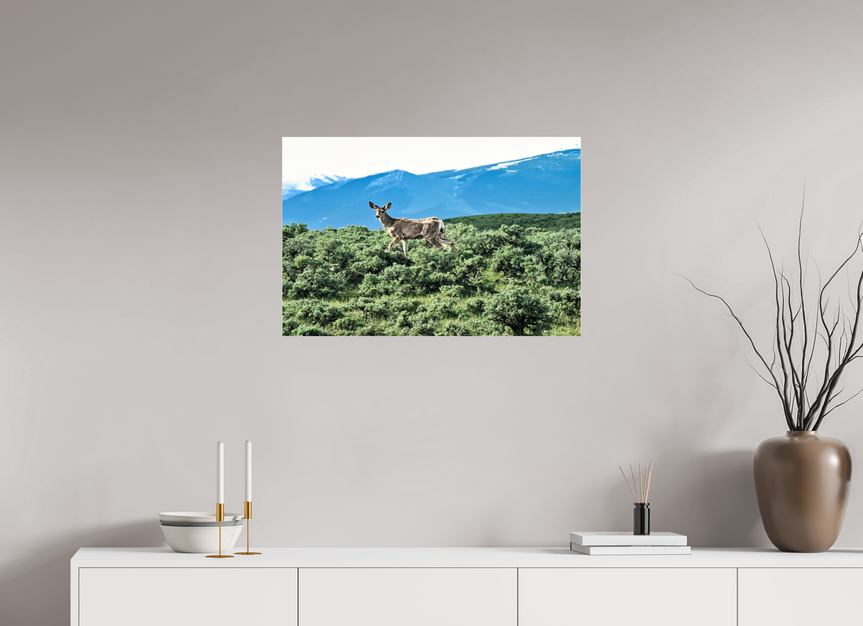 30 x 20″, ACRYLIC Deer