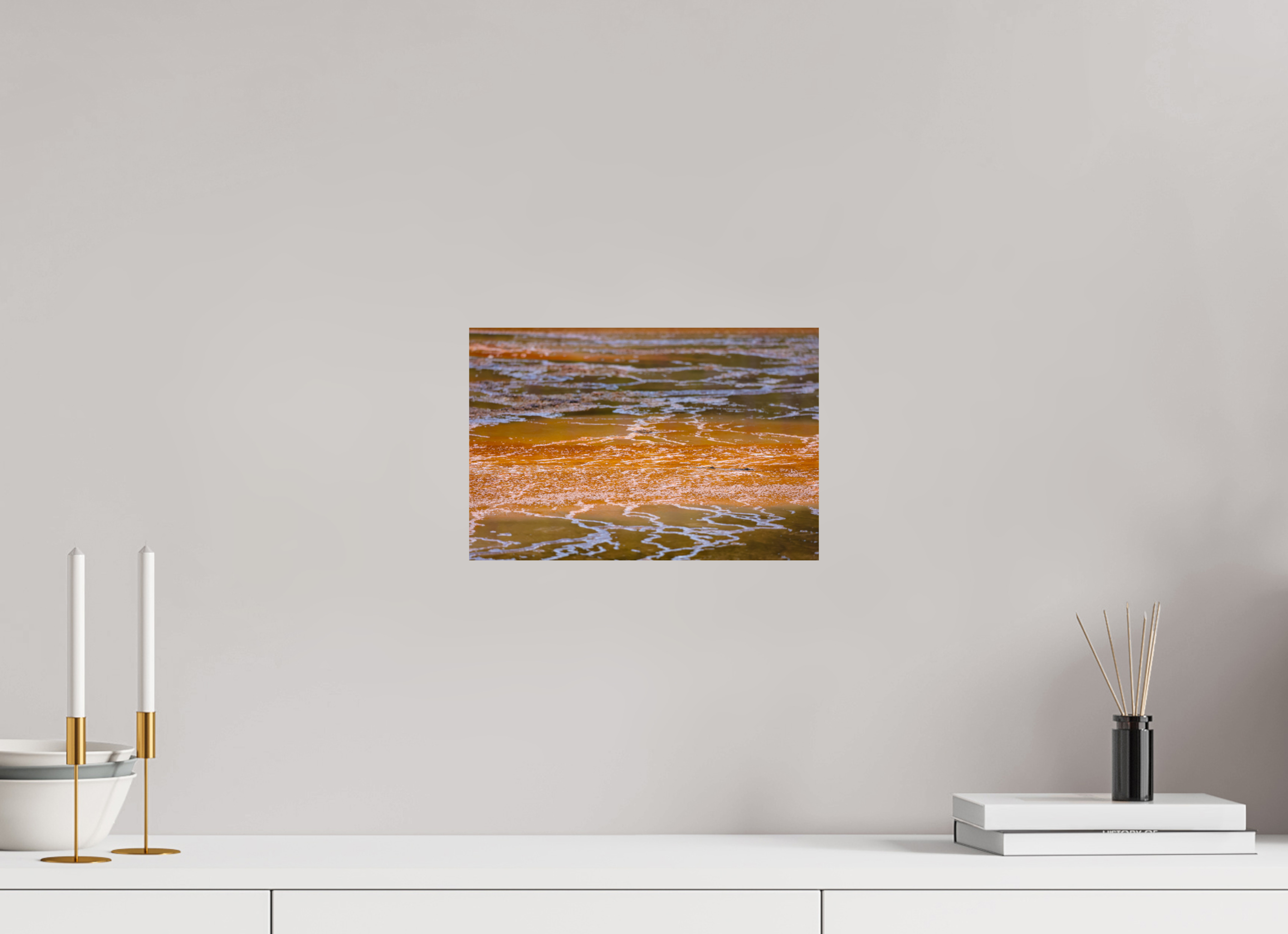 12 x 8″, METAL Yellowstone