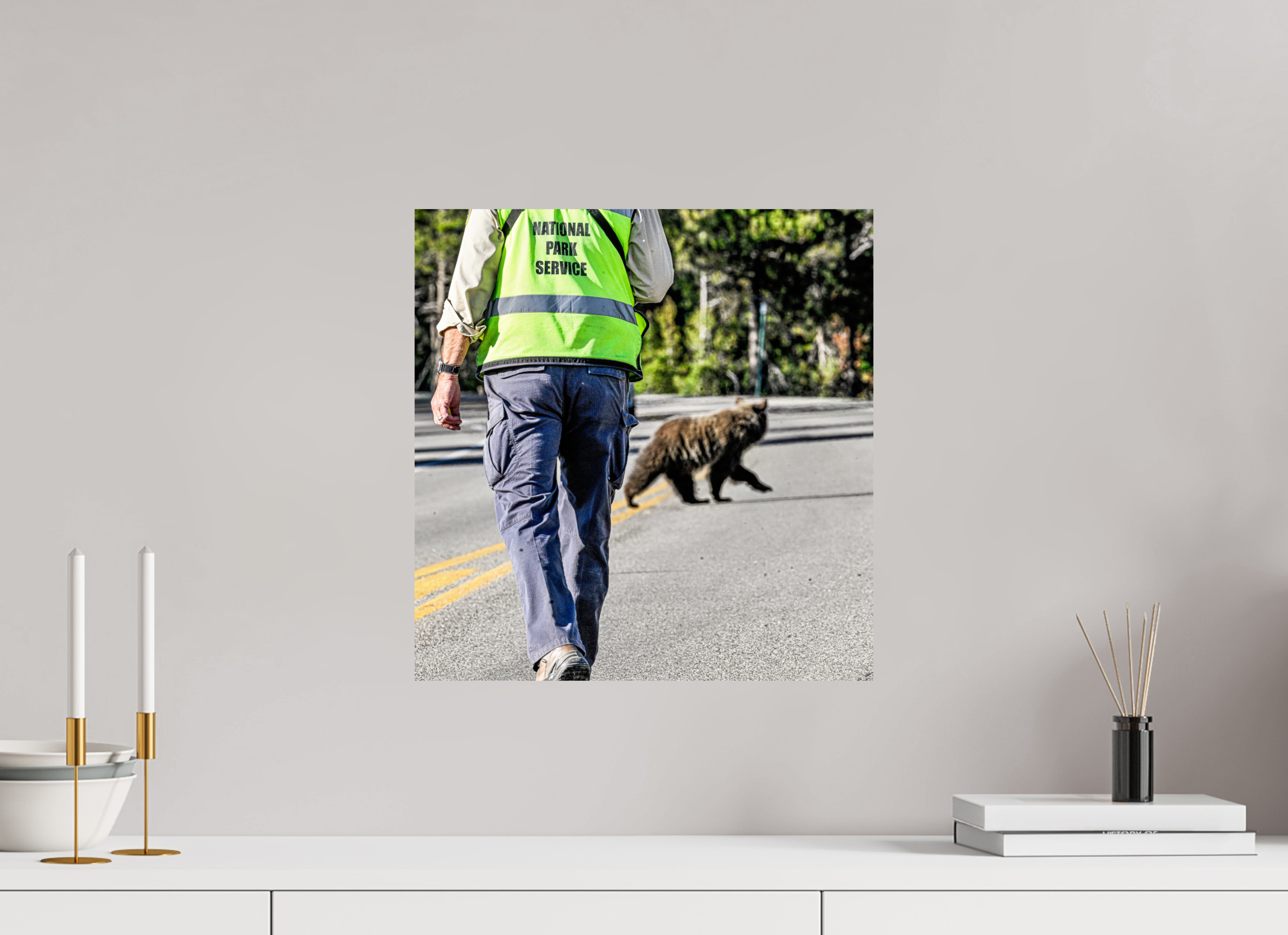16 x 16.4″, PHOTO PAPER Bear
