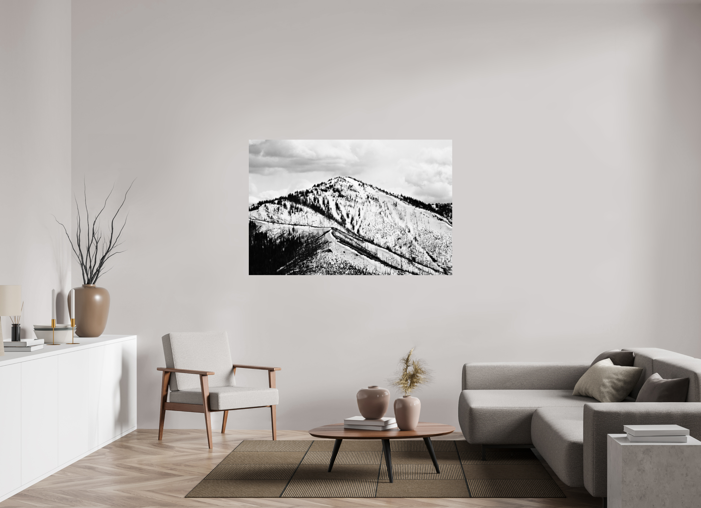 60 x 40″, METAL Yellowstone