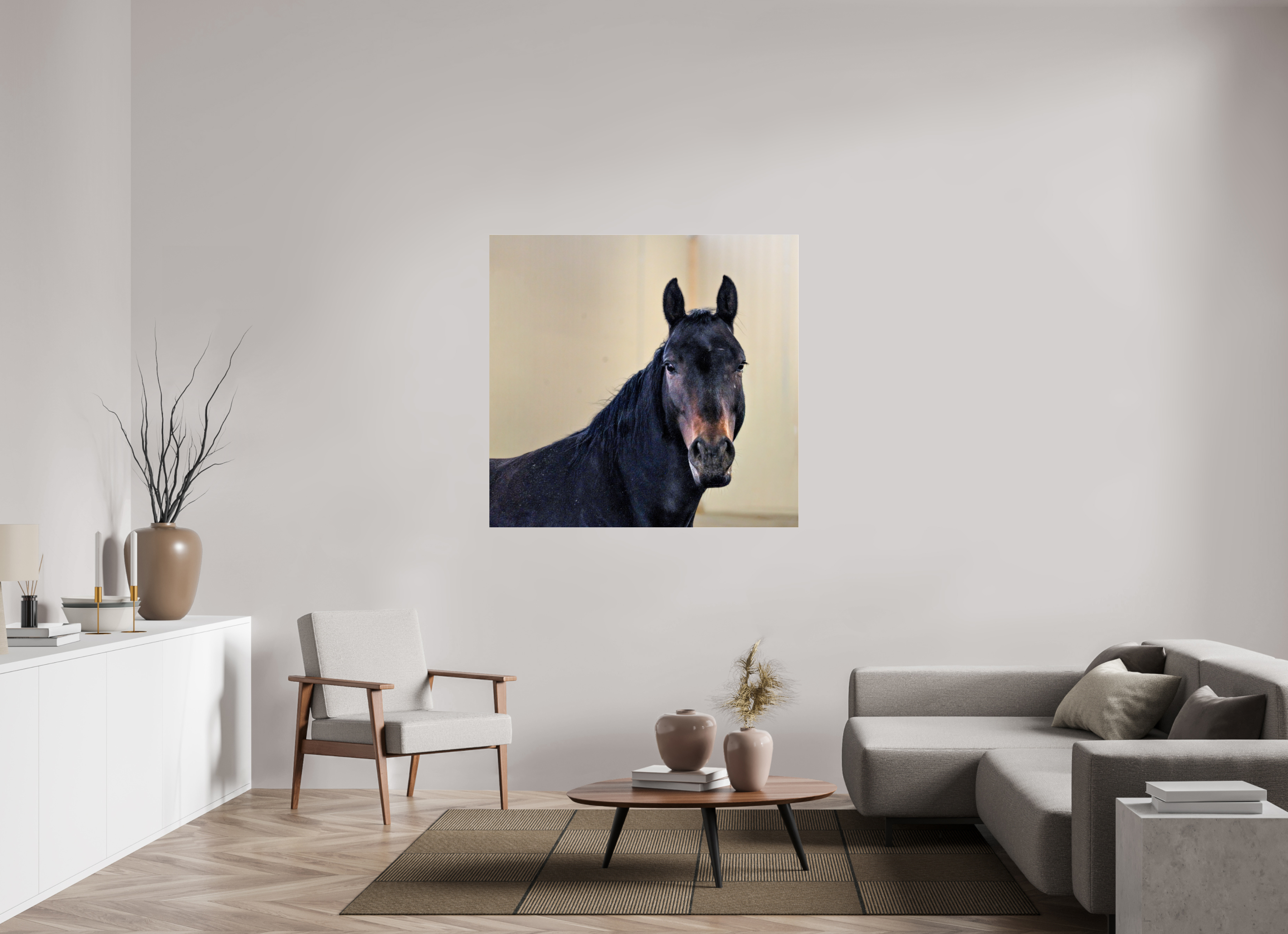 49.6 x 47″, ACRYLIC Bella Portrait