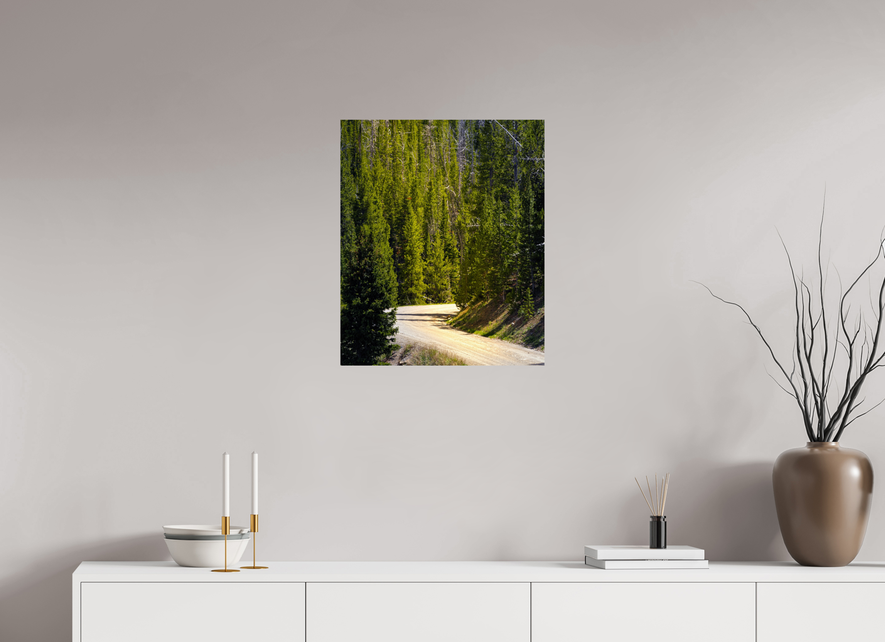 20 x 24.1″, METAL Wyoming