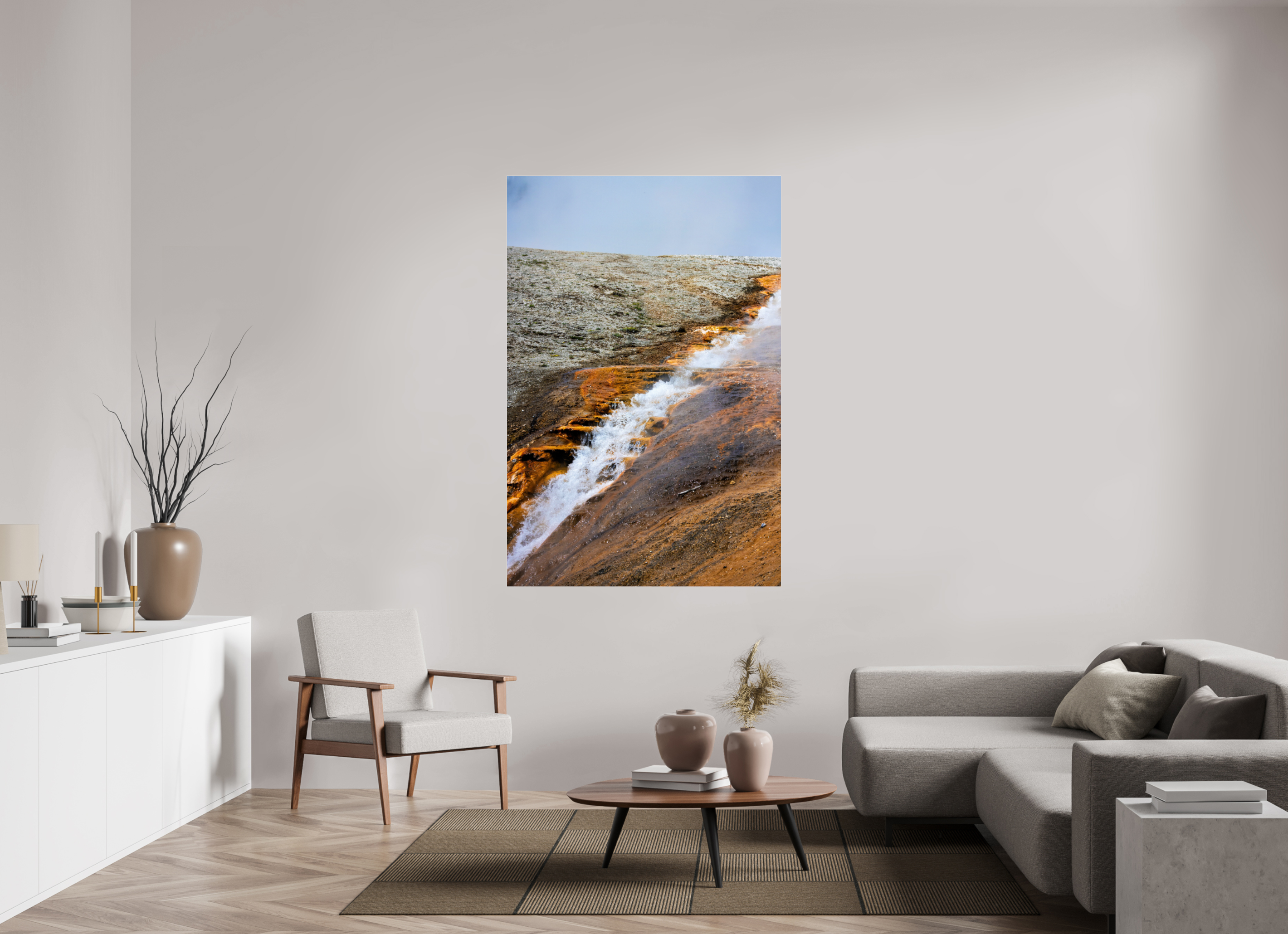 44 x 66″, ACRYLIC Yellowstone