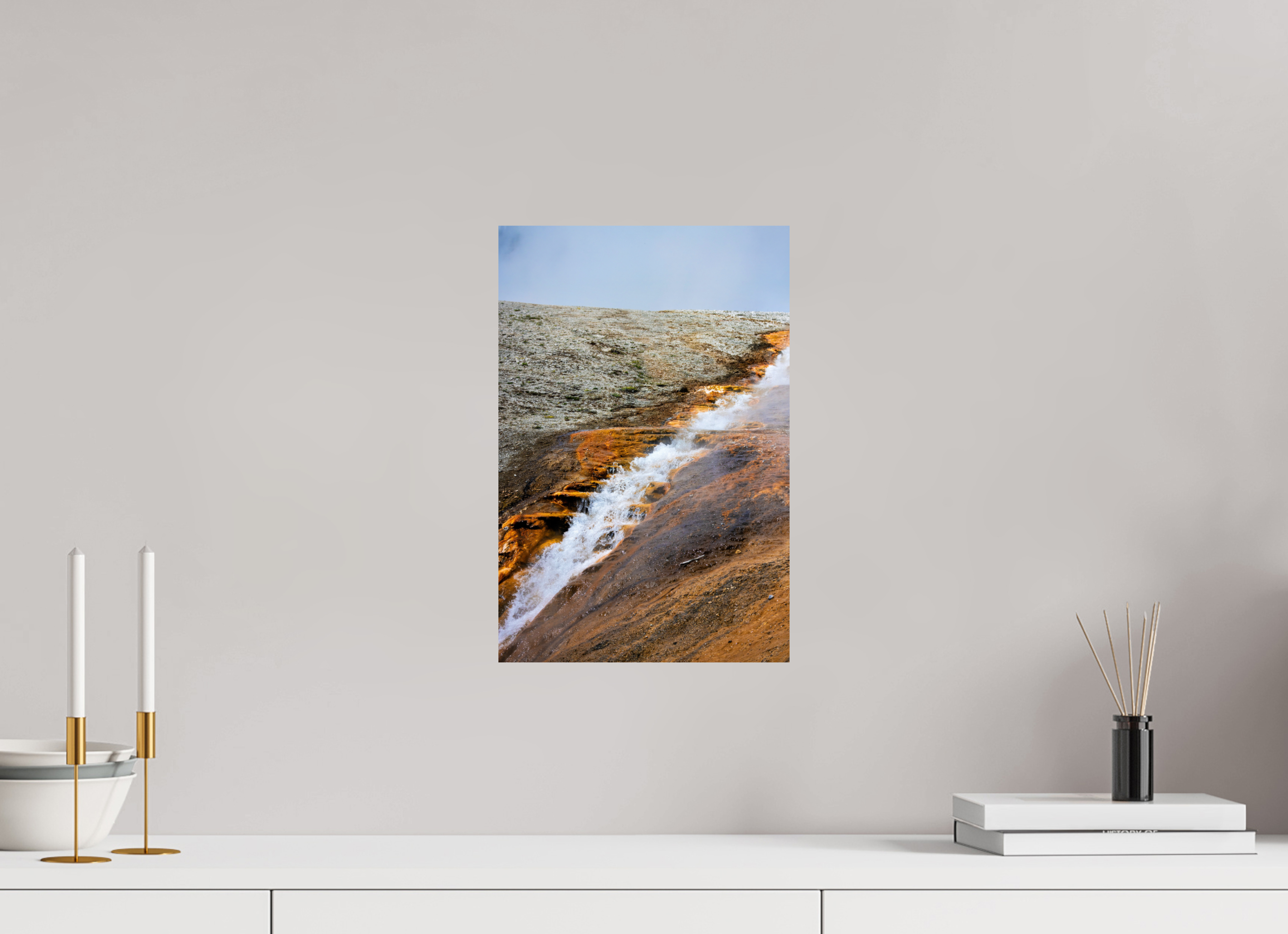 10 x 15″, METAL Yellowstone