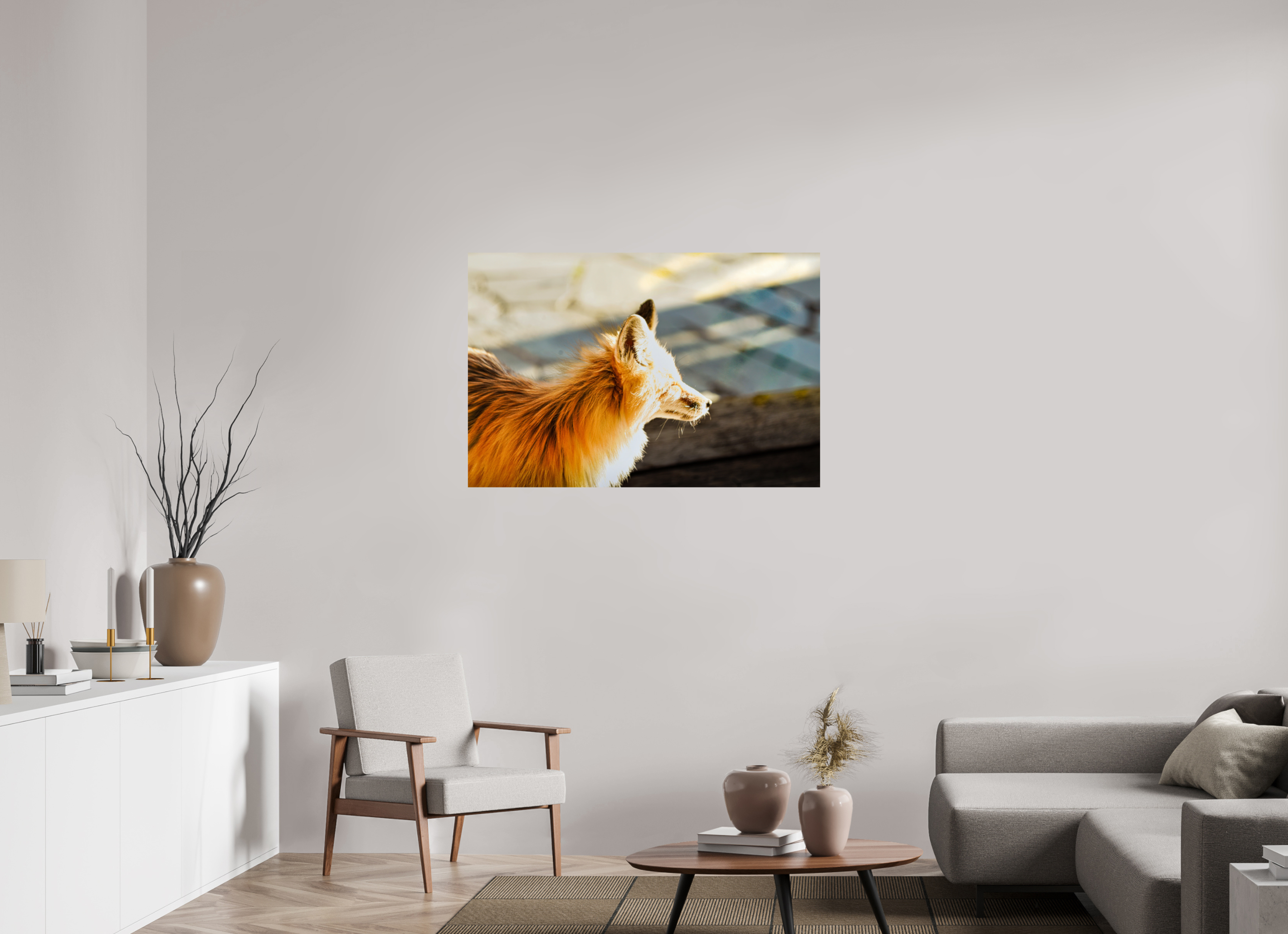 45 x 30″, PHOTO PAPER Fox