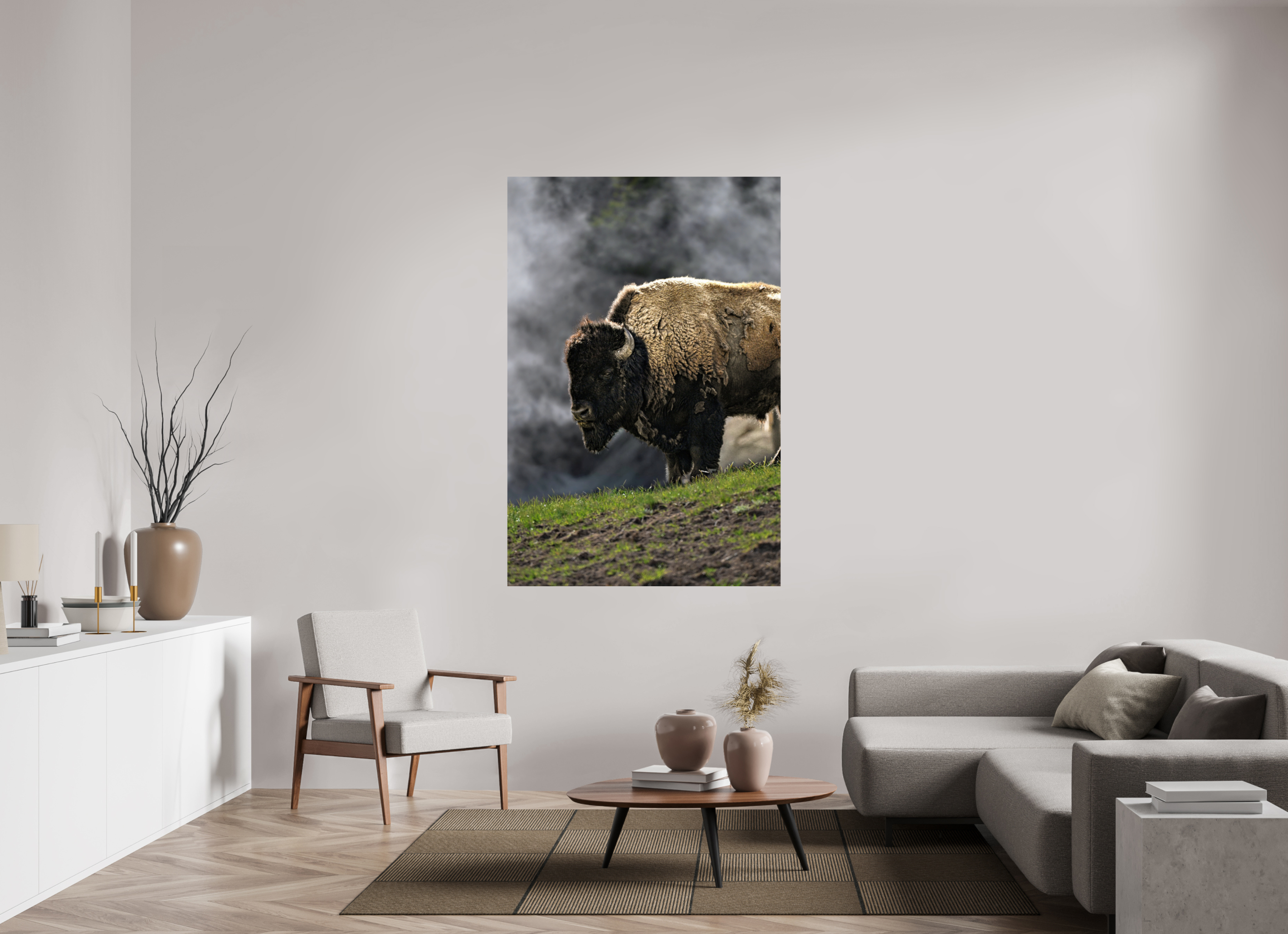 44 x 66″, PHOTO PAPER Bison