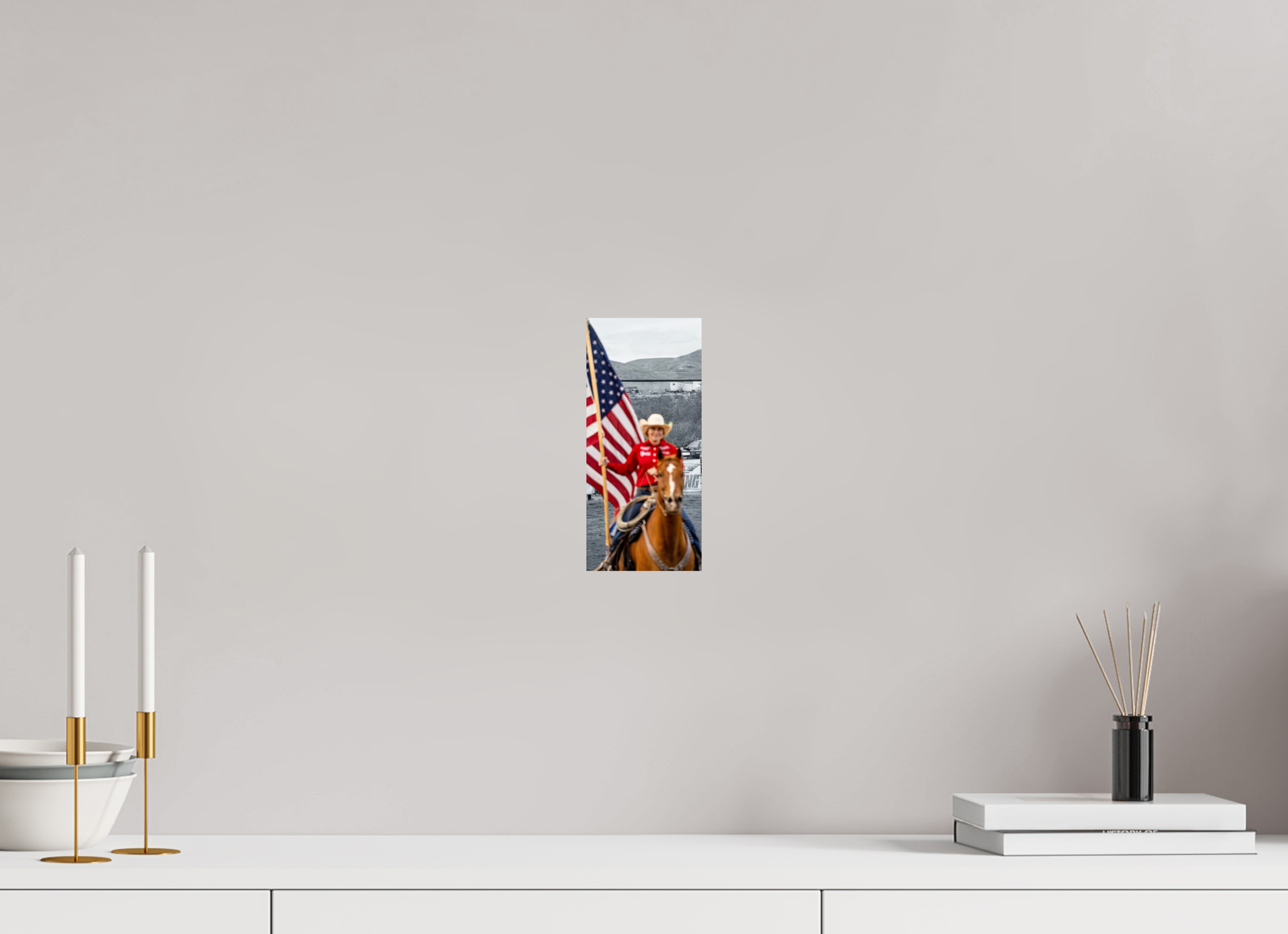4 x 8.8″, PHOTO PAPER America 250 Flag Rider 3