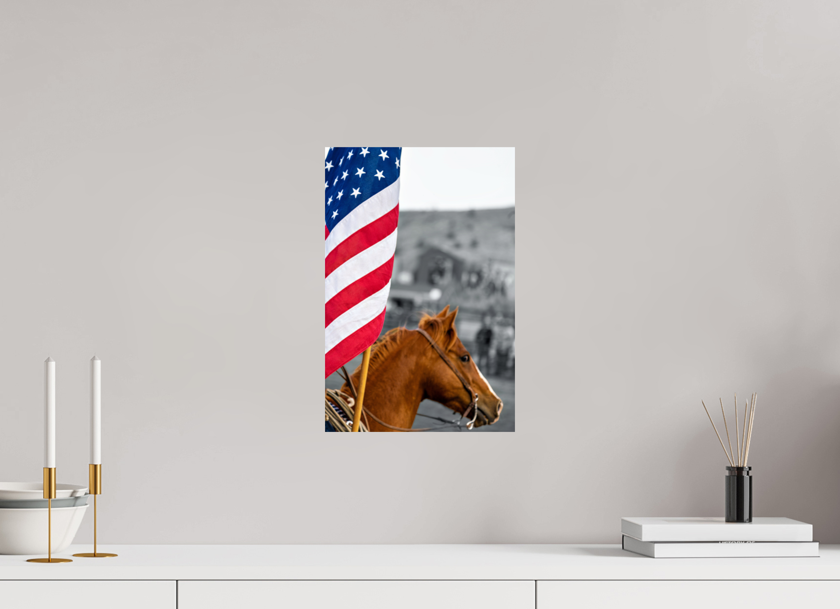 10 x 15″, METAL America 250 Flag Rider 4
