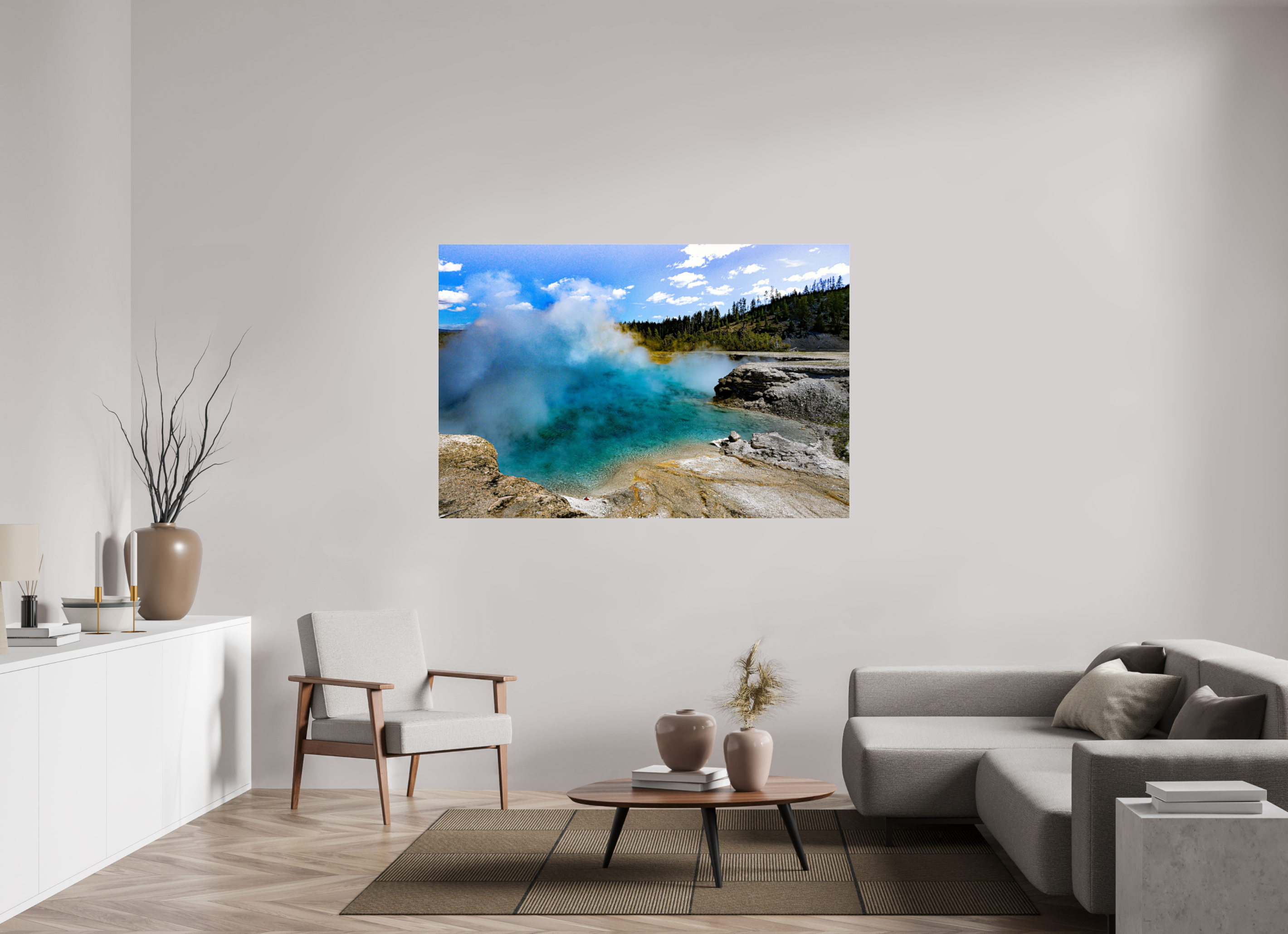 66 x 44″, ACRYLIC Yellowstone