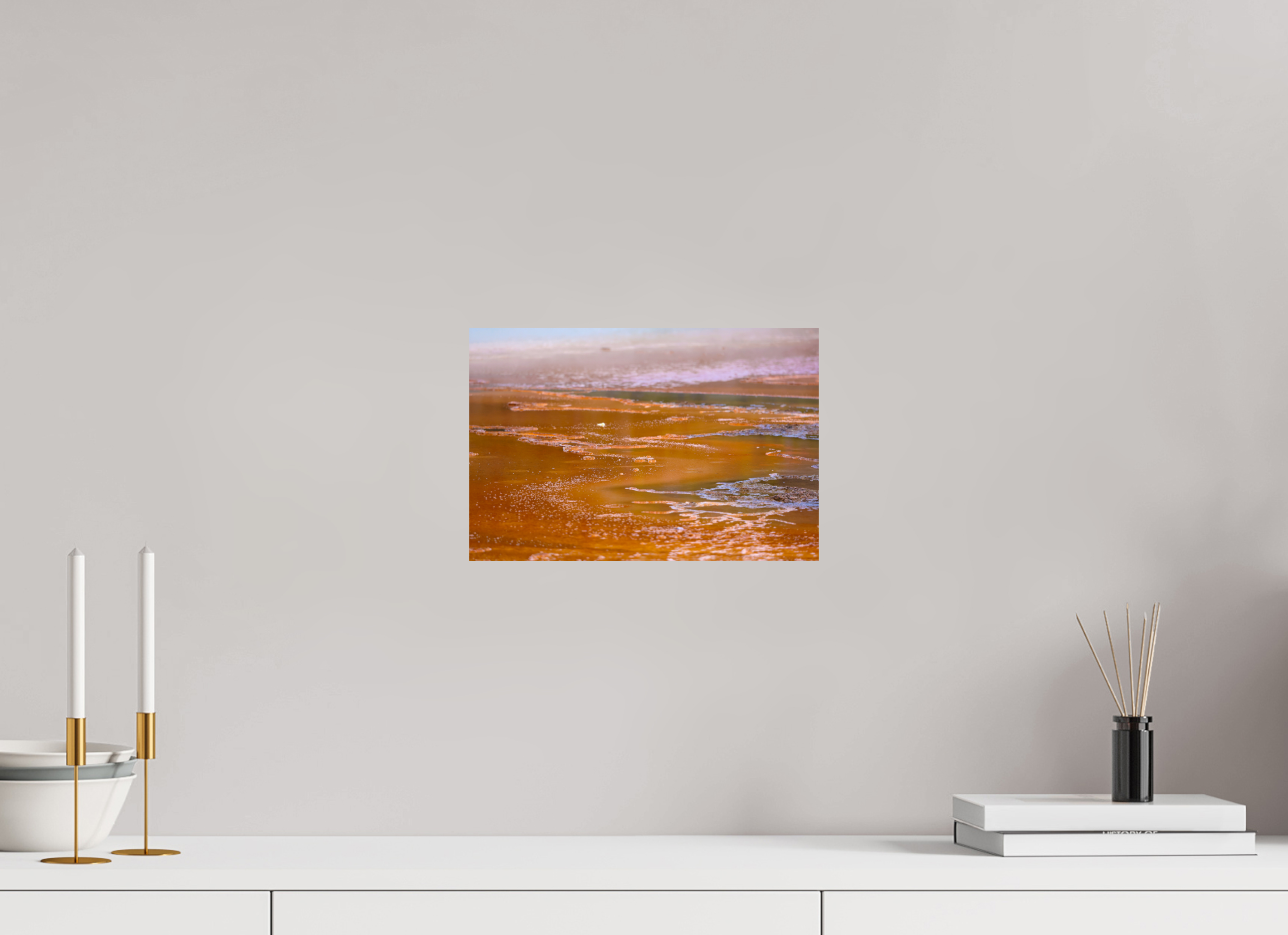 12 x 8″, METAL Yellowstone