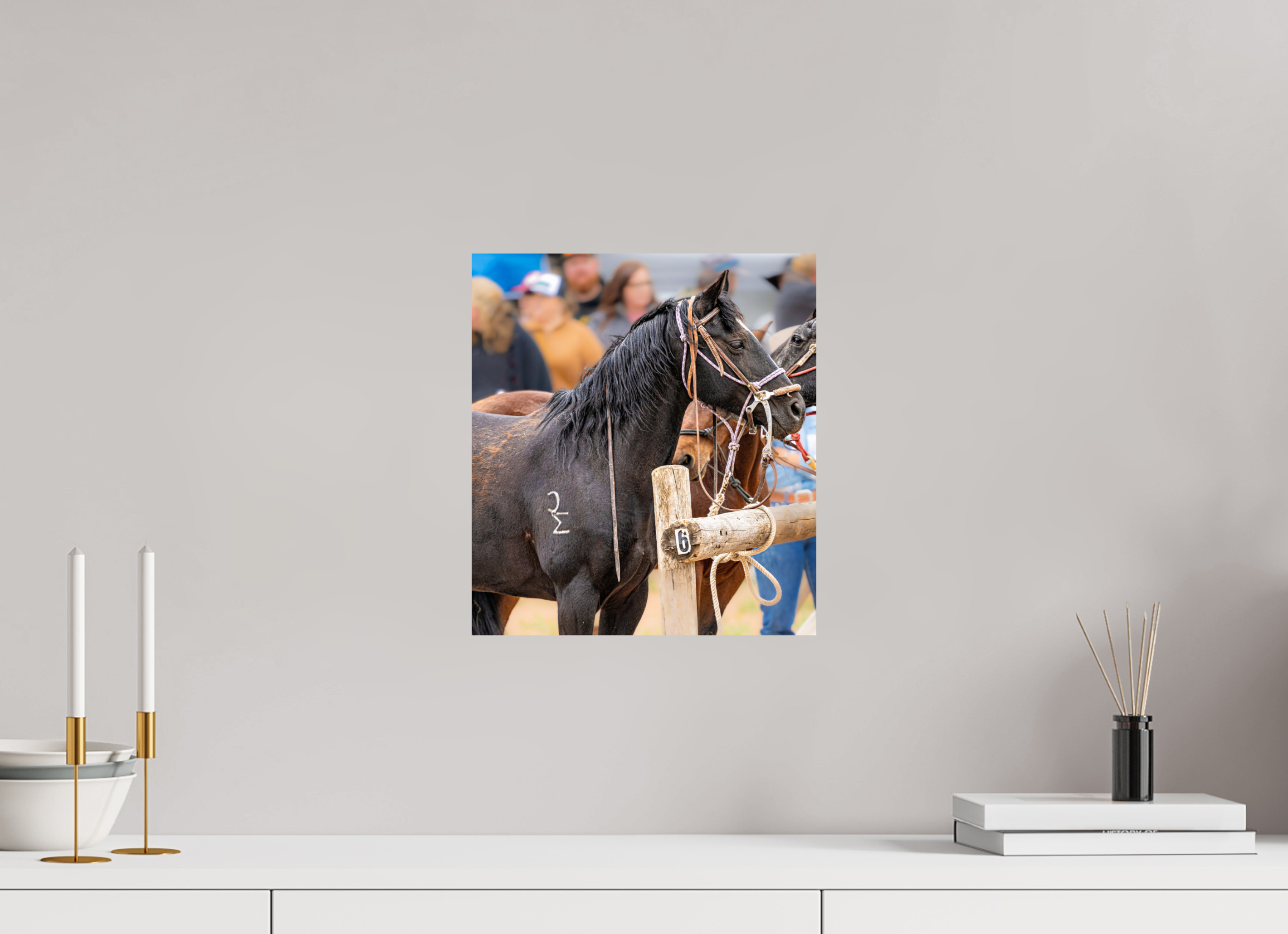 12 x 13.3″, PHOTO PAPER Pack Horse Portrait 2