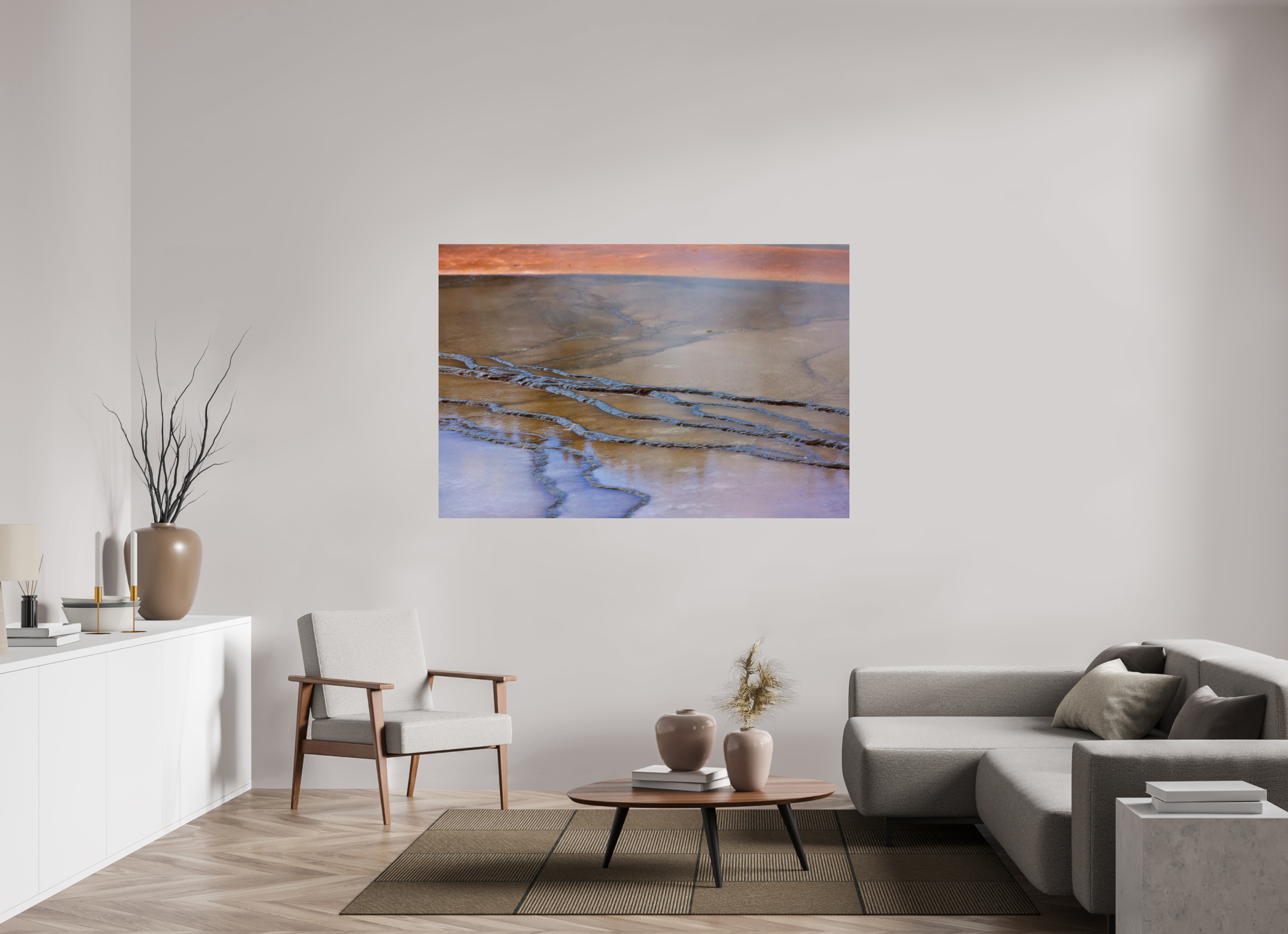 66 x 44″, METAL Yellowstone