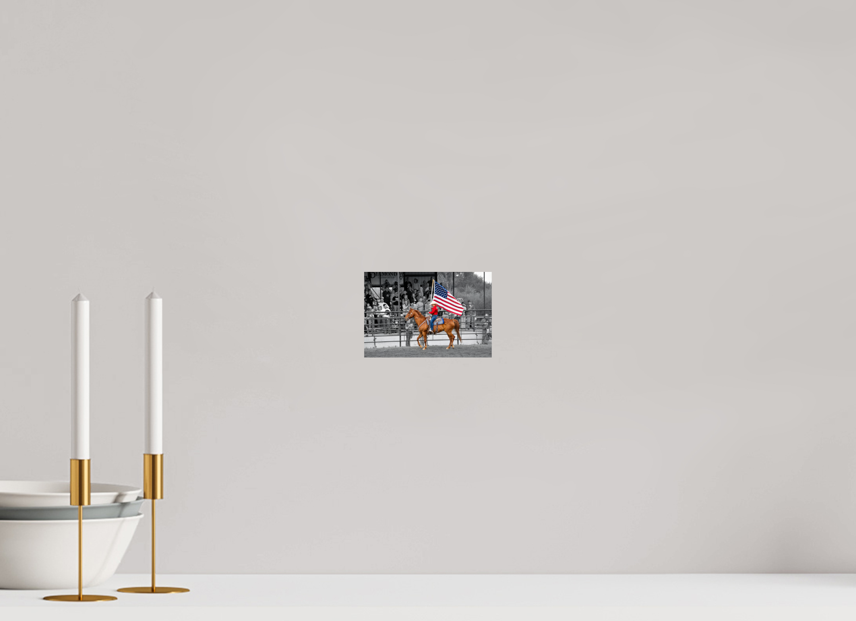 6 x 4″, PHOTO PAPER America 250 Flag Rider 2