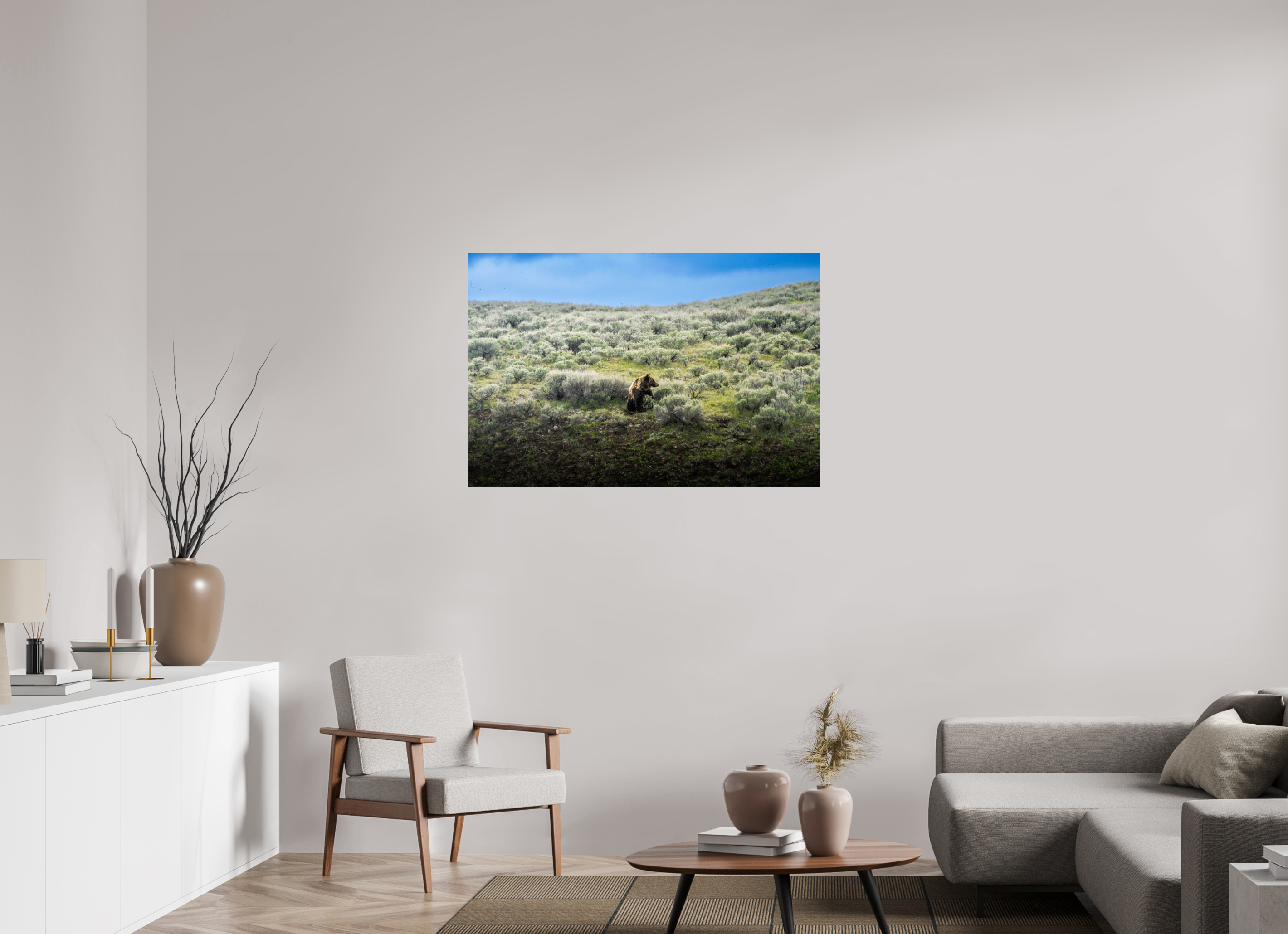 45 x 30″, PHOTO PAPER Bear
