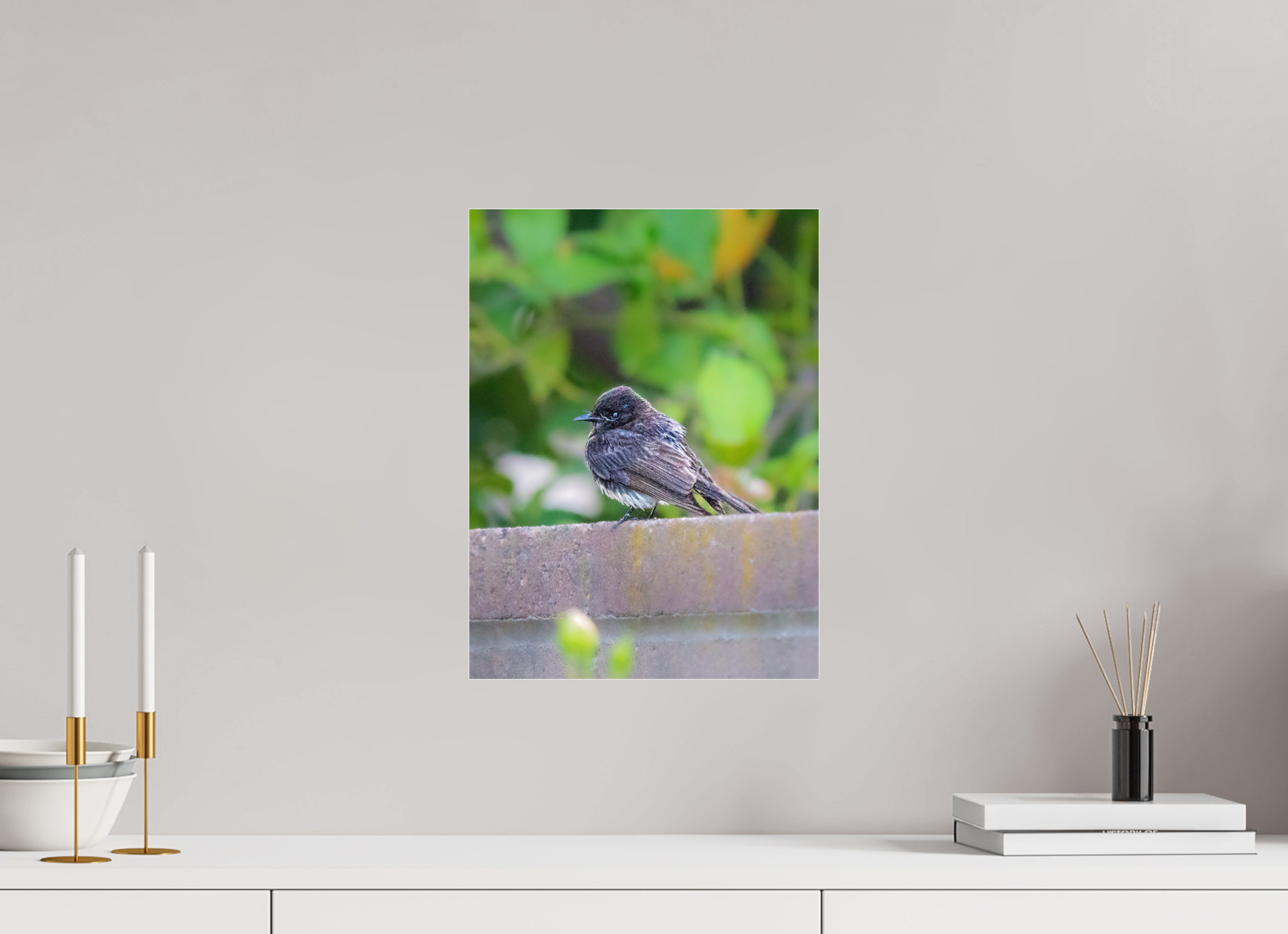 12 x 16.1″, ACRYLIC Bird