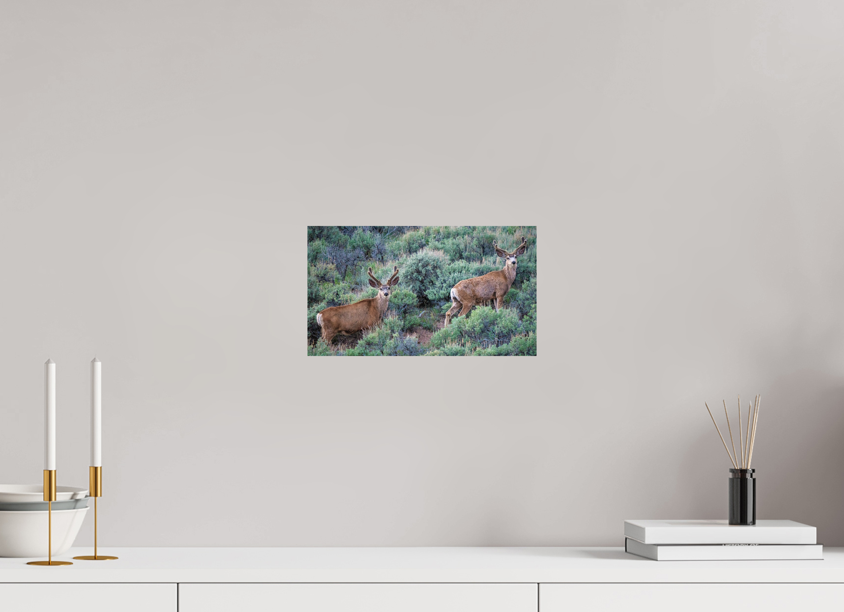 12 x 6.8″, METAL Deer