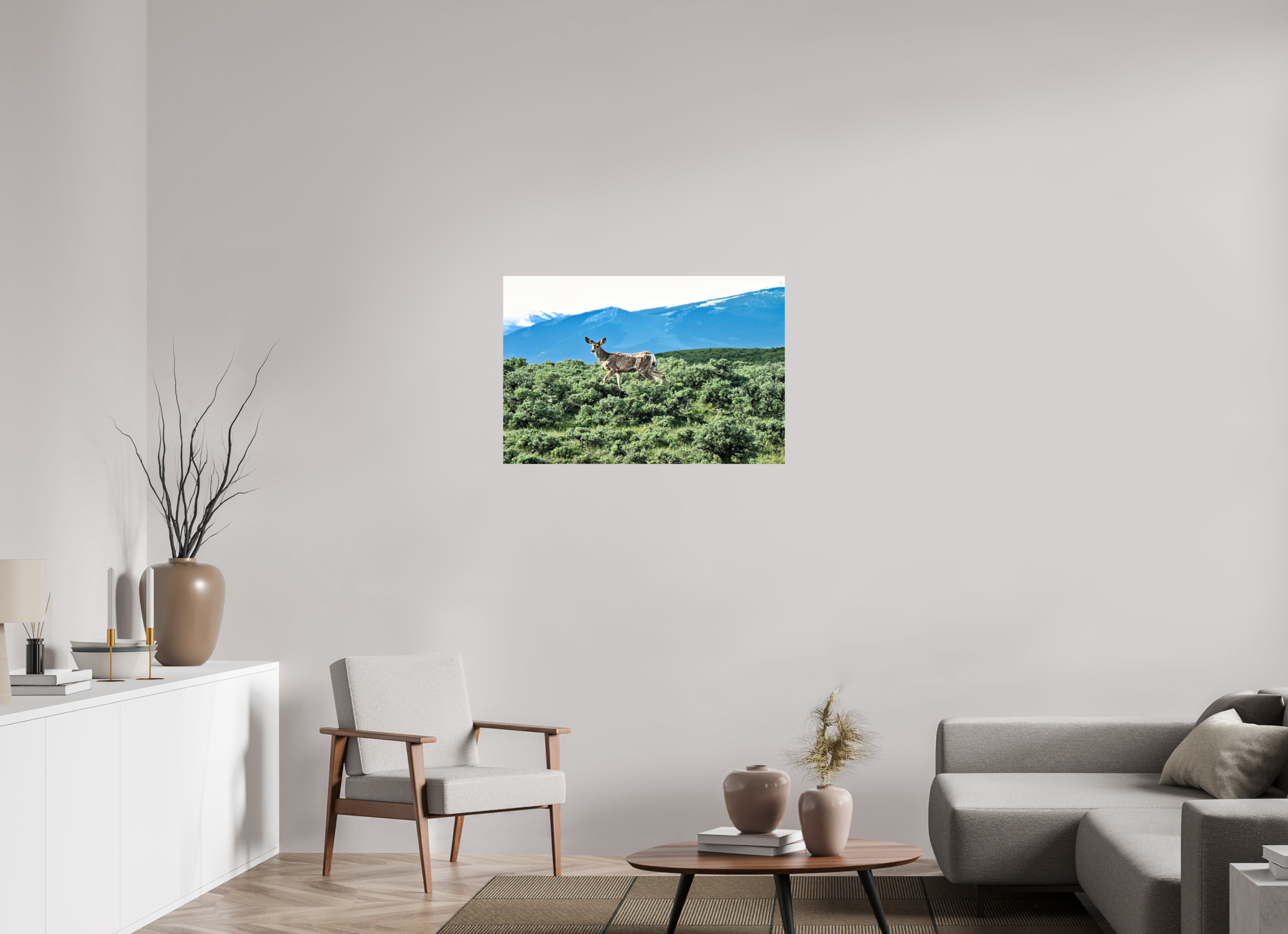 36 x 24″, PHOTO PAPER Deer