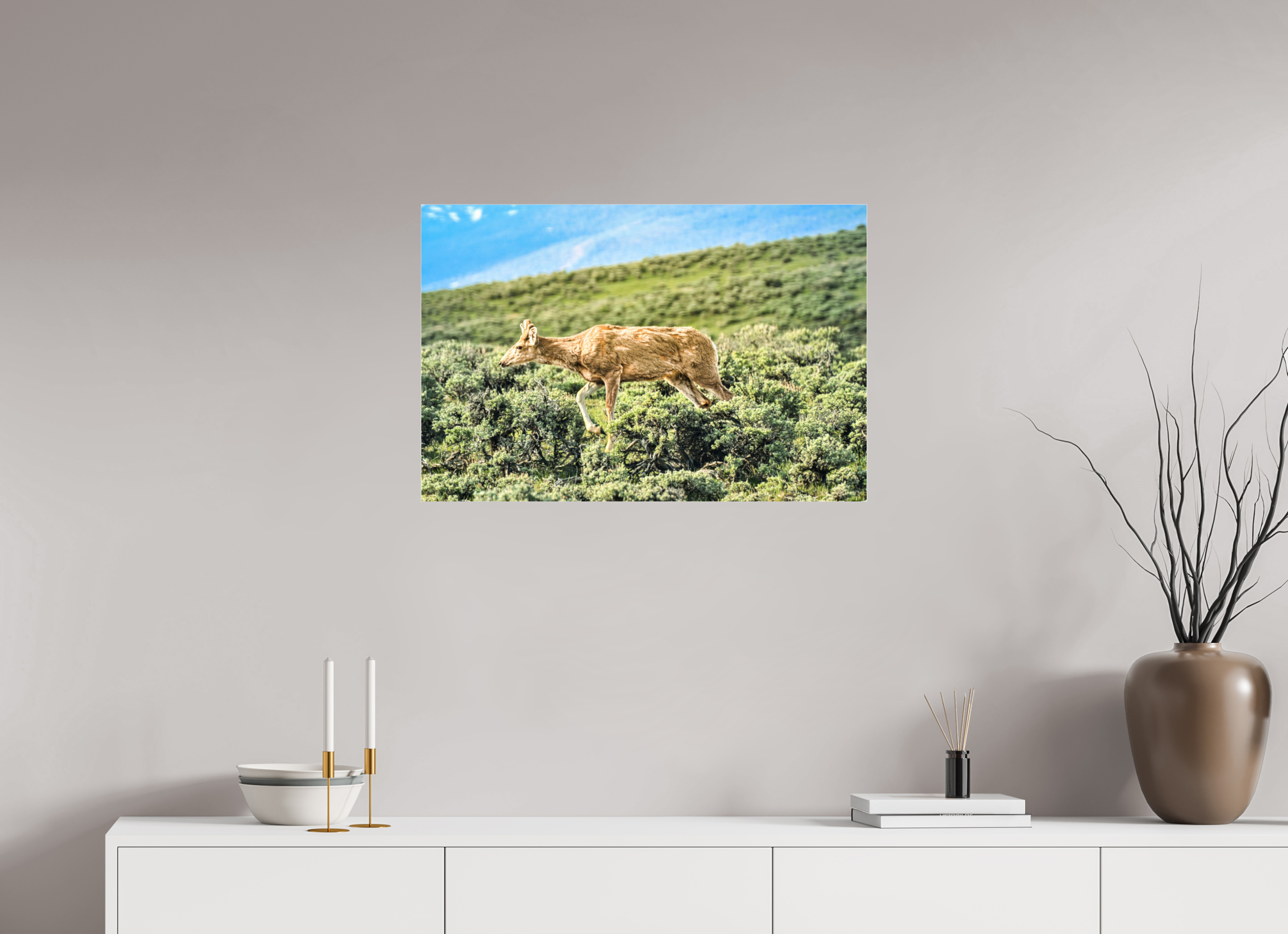 30 x 20″, ACRYLIC Deer