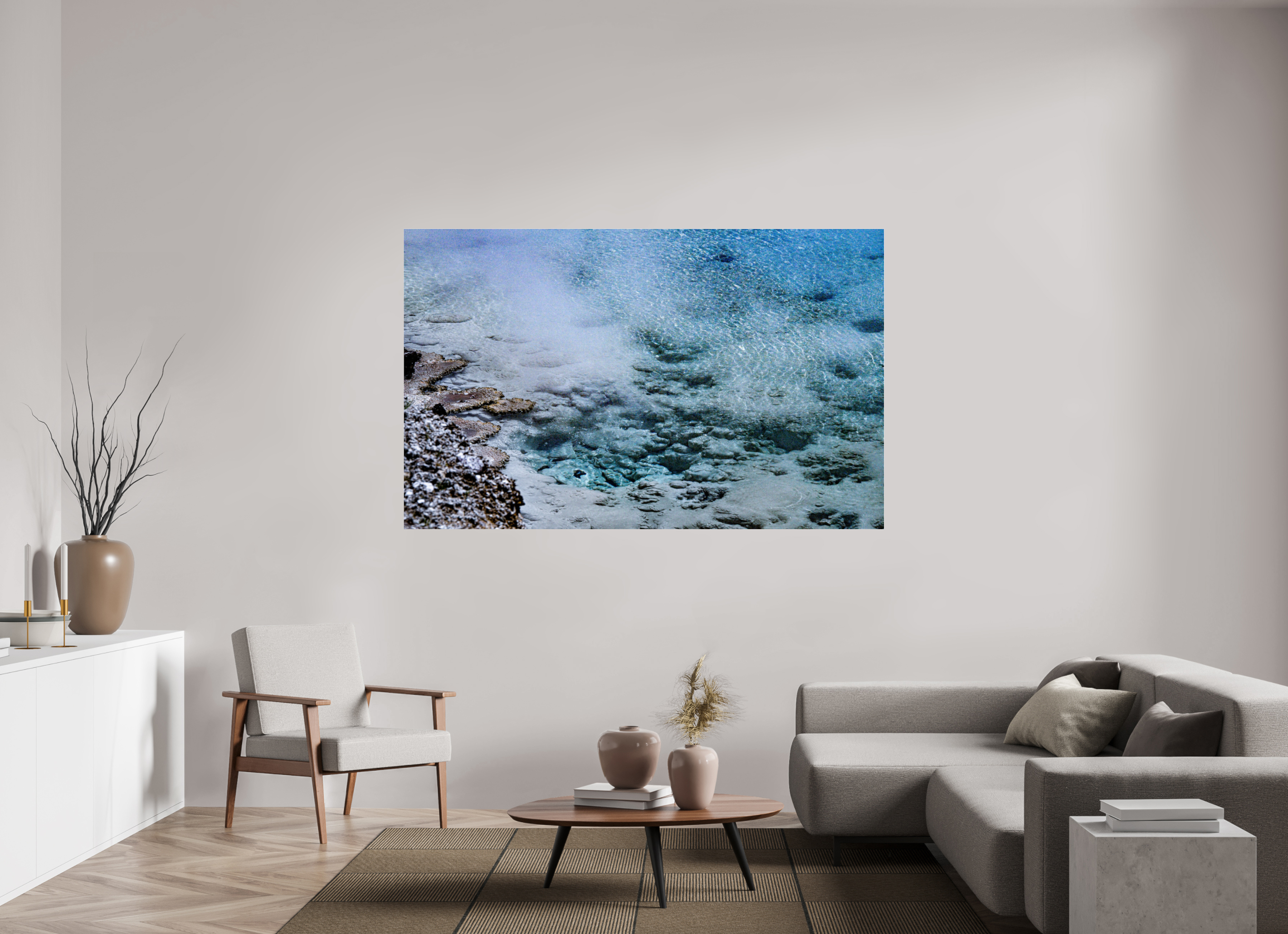 75.2 x 47″, ACRYLIC Yellowstone