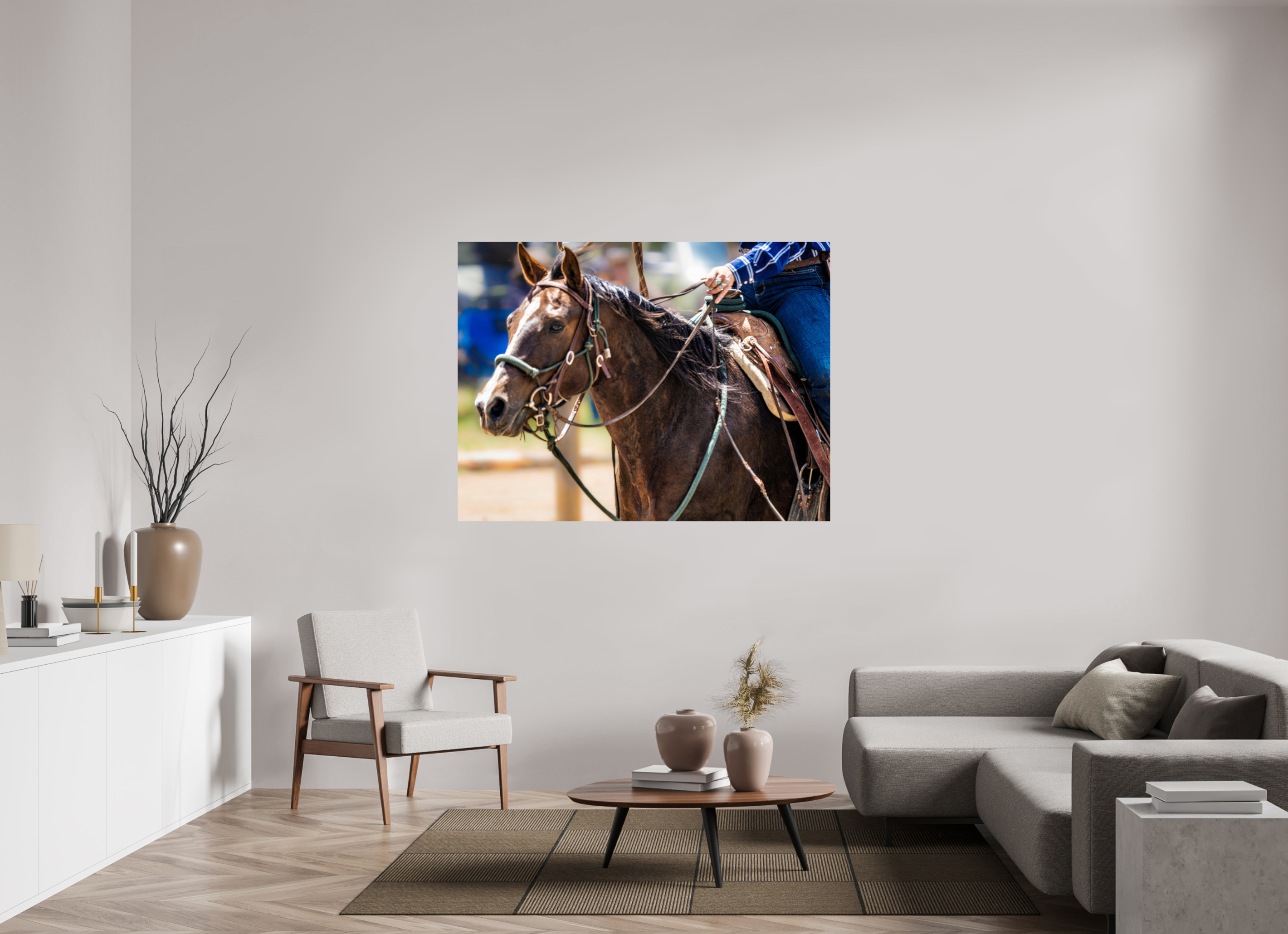 60 x 45″, PHOTO PAPER Pack Horse Portrait 13 Web Exclusive