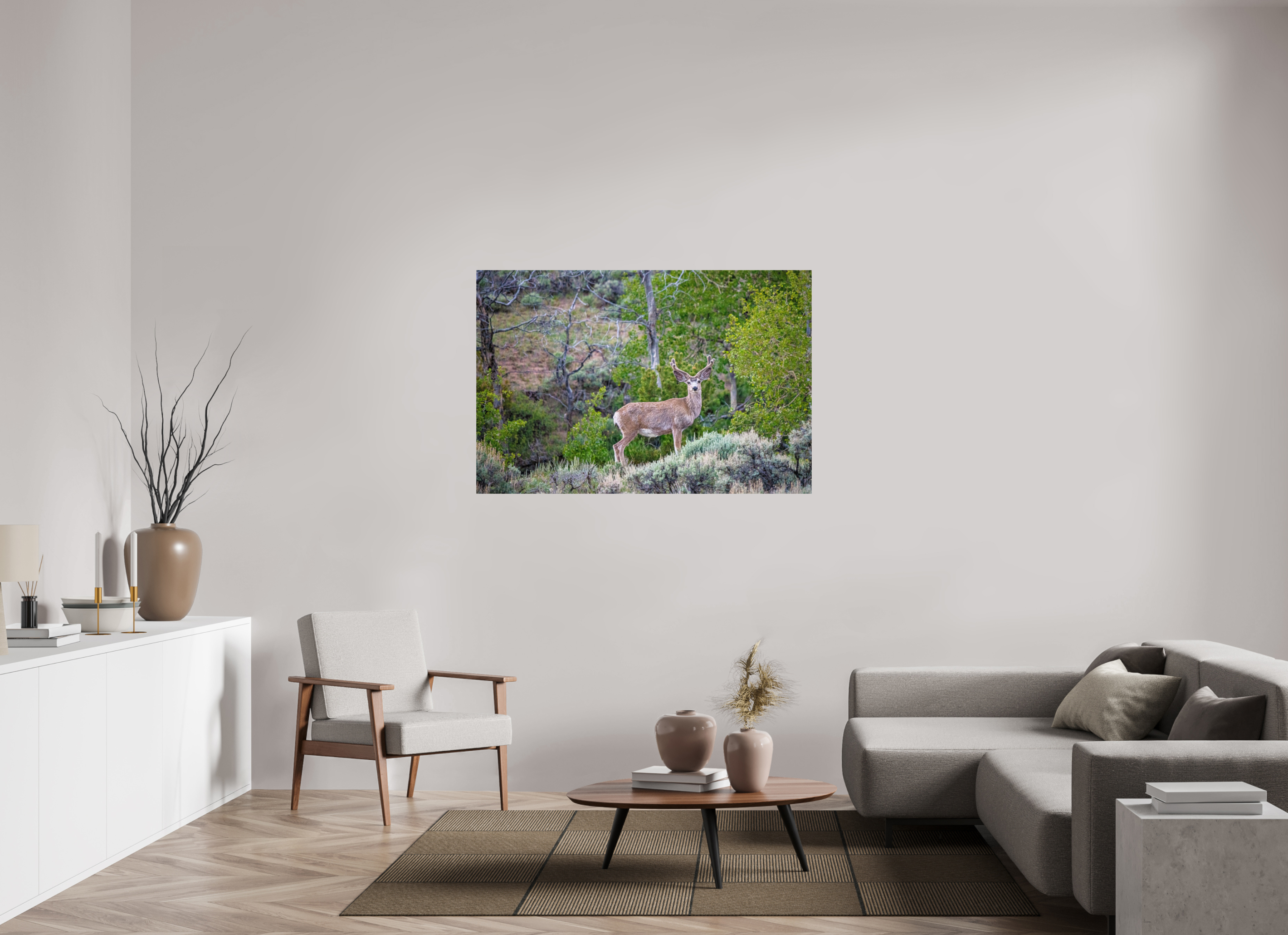 54 x 36″, PHOTO PAPER Deer