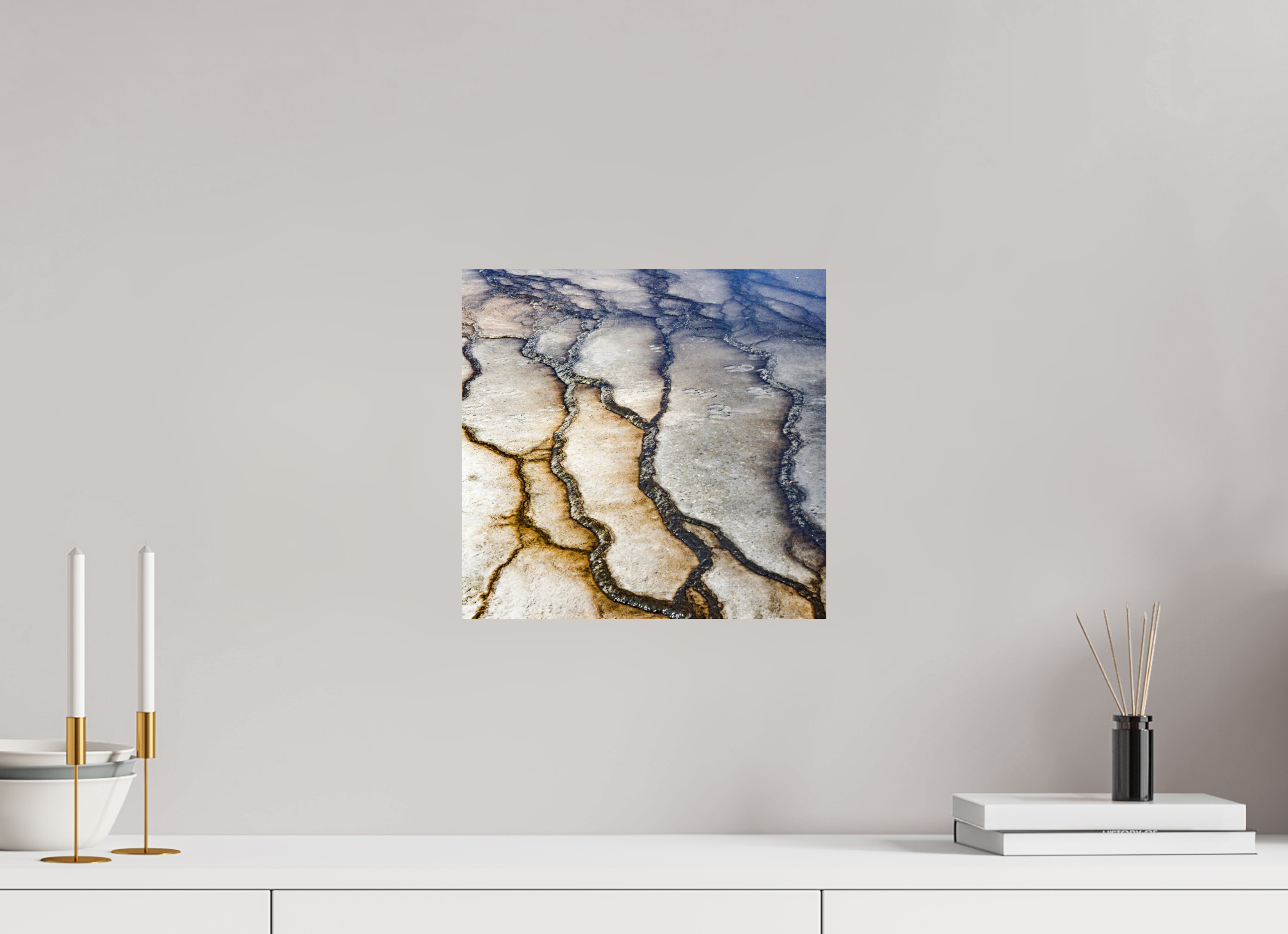 12.5 x 12″, METAL Yellowstone