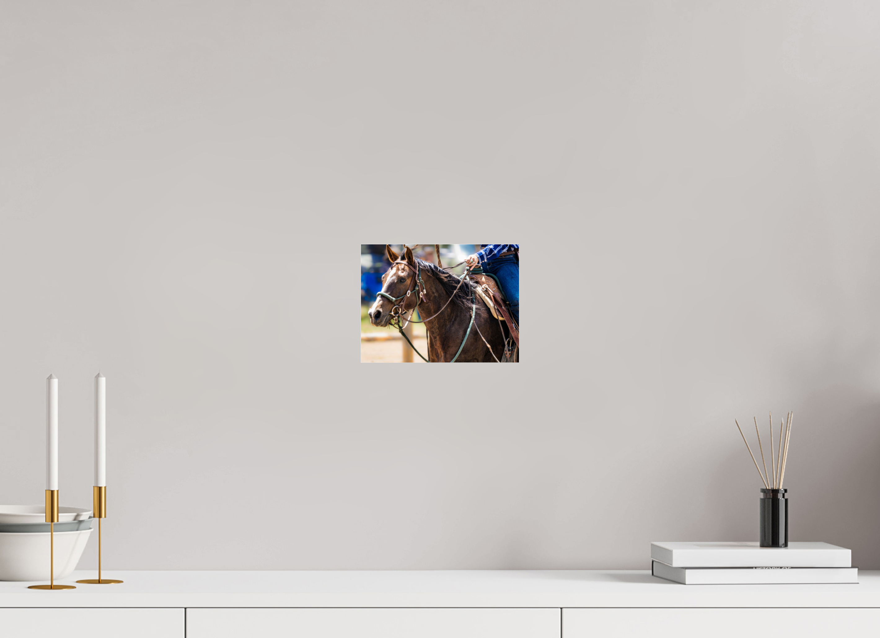 8 x 6″, ACRYLIC Pack Horse Portrait 13 Web Exclusive