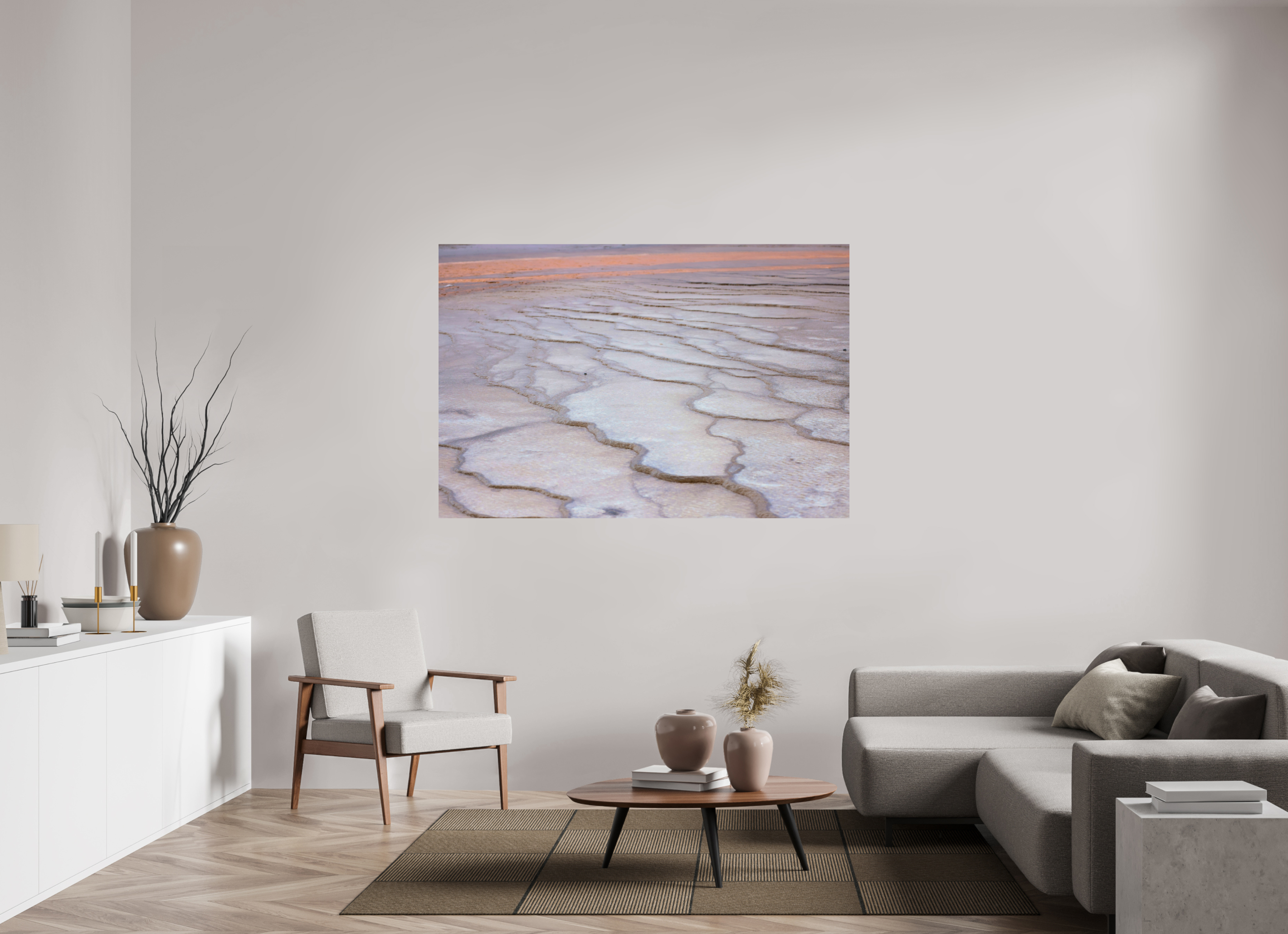66 x 44″, METAL Yellowstone