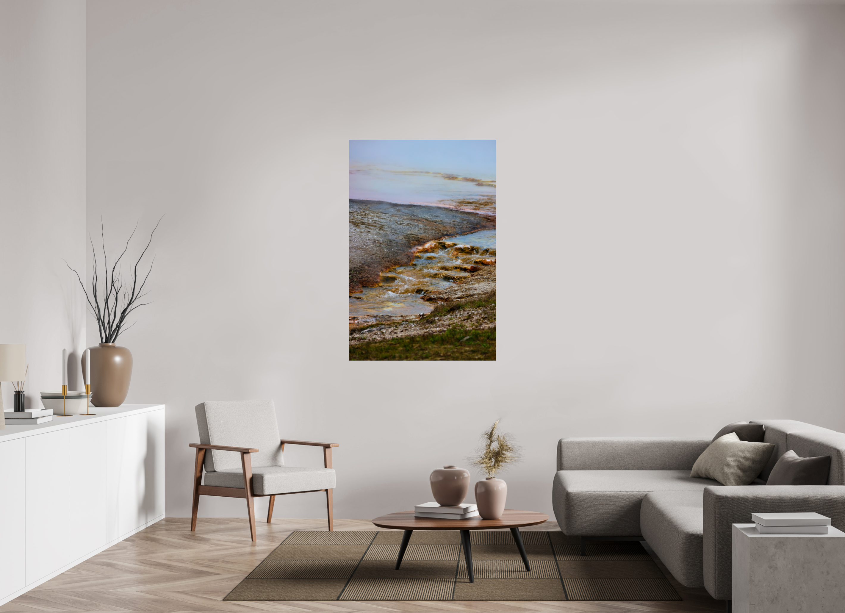 36 x 54″, METAL Yellowstone