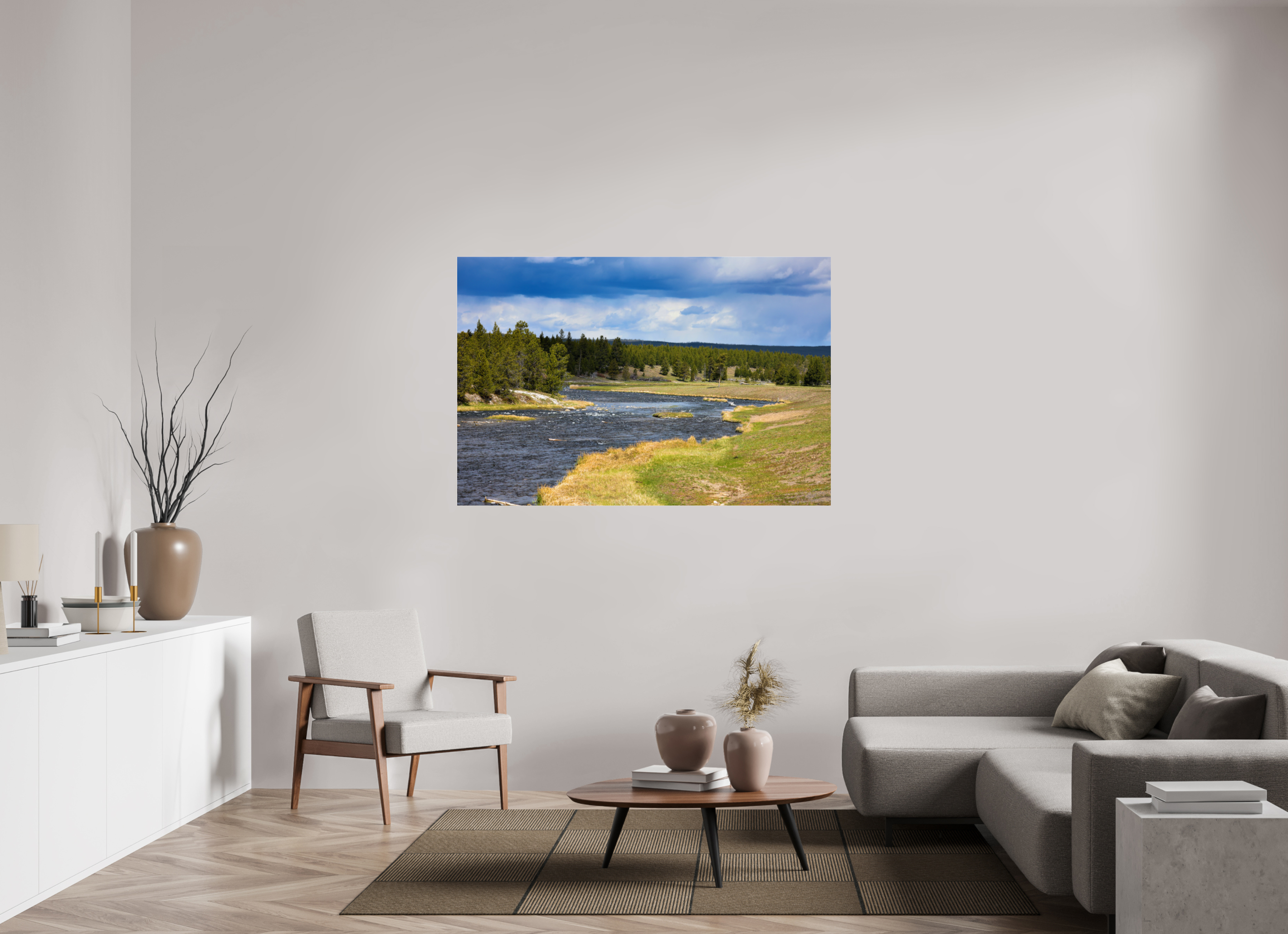 60 x 40″, ACRYLIC Yellowstone