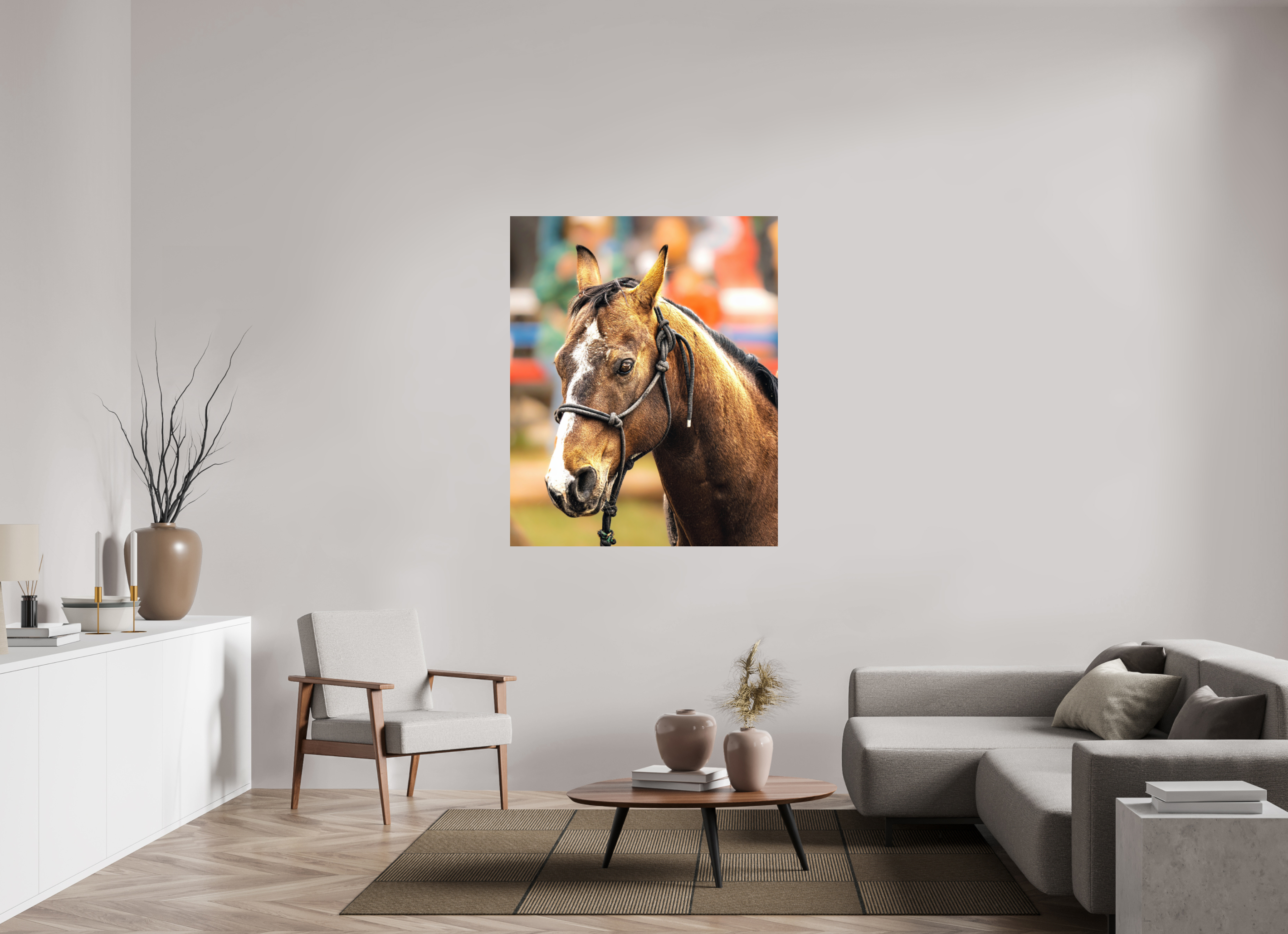 43 x 53″, METAL Pack Horse Portrait 9 Web Exclusive
