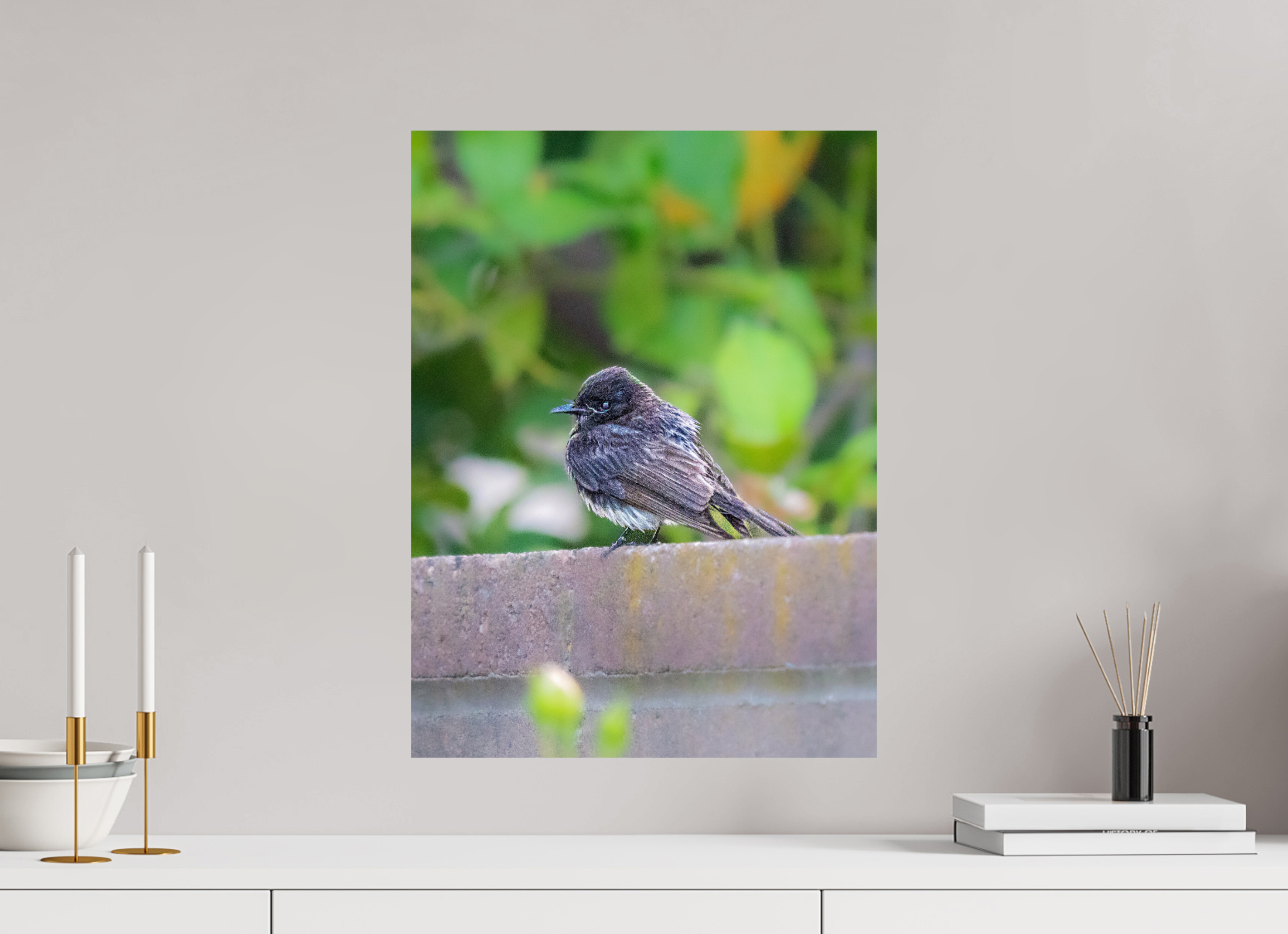 16 x 21.5″, METAL Bird