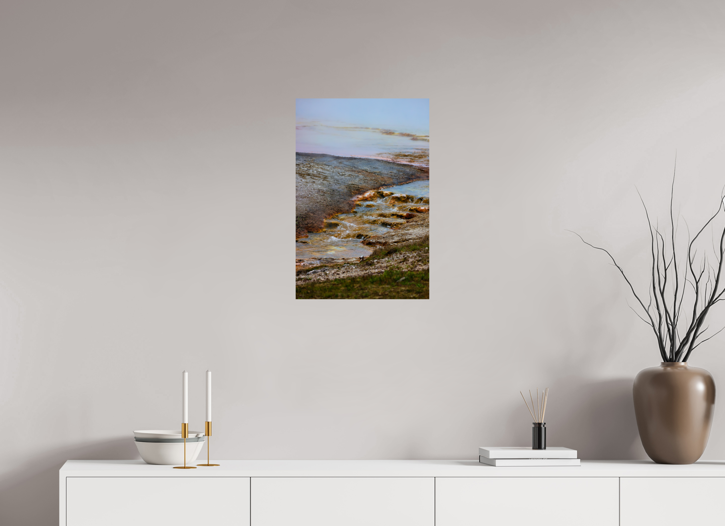 16 x 24″, METAL Yellowstone
