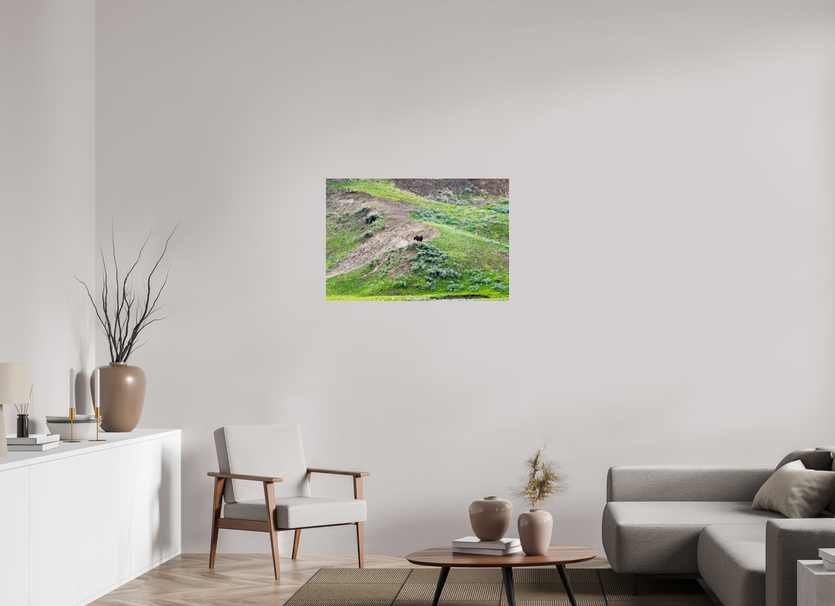 36 x 24″, ACRYLIC Bear