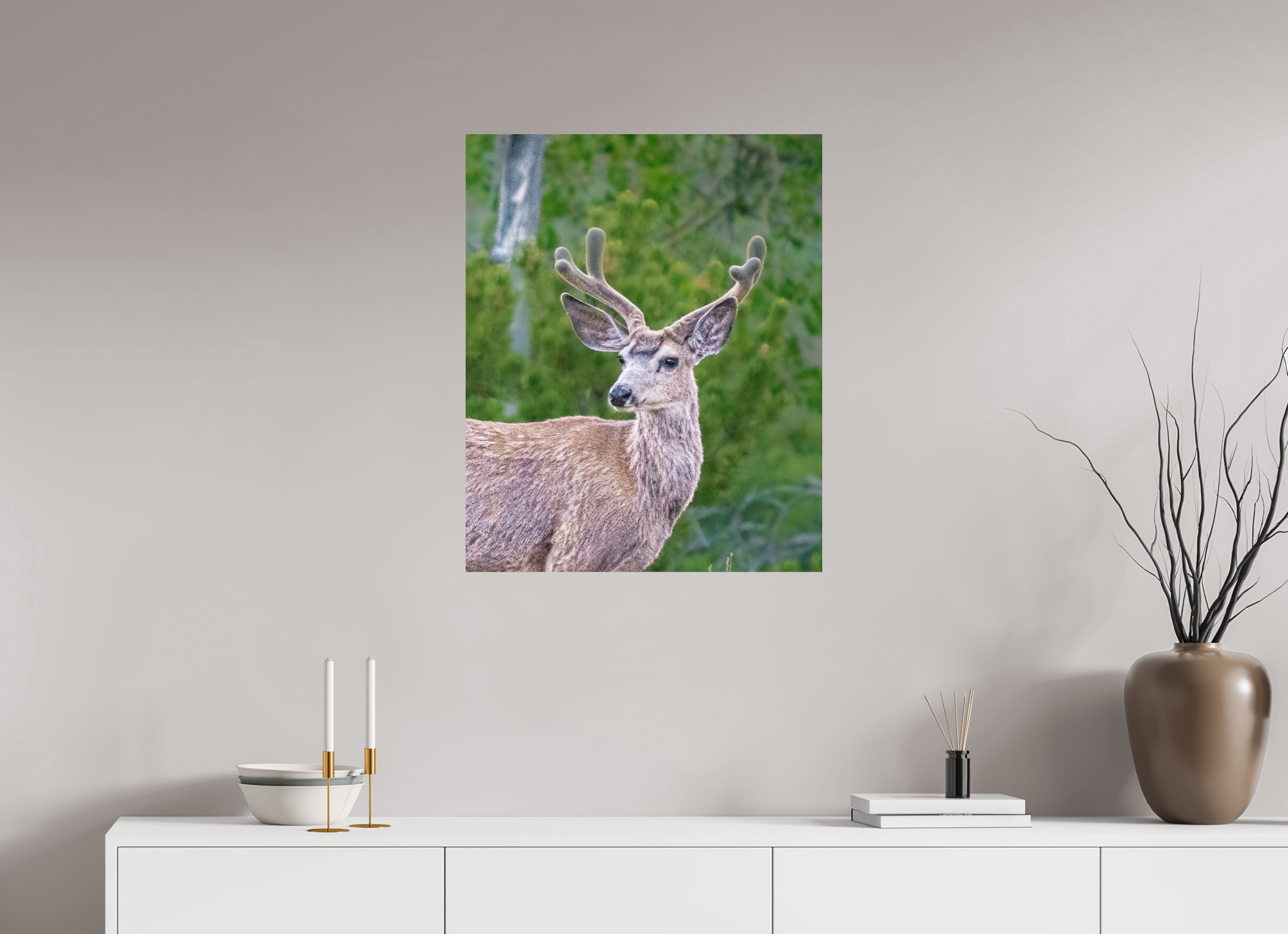 24 x 29.5″, METAL Deer