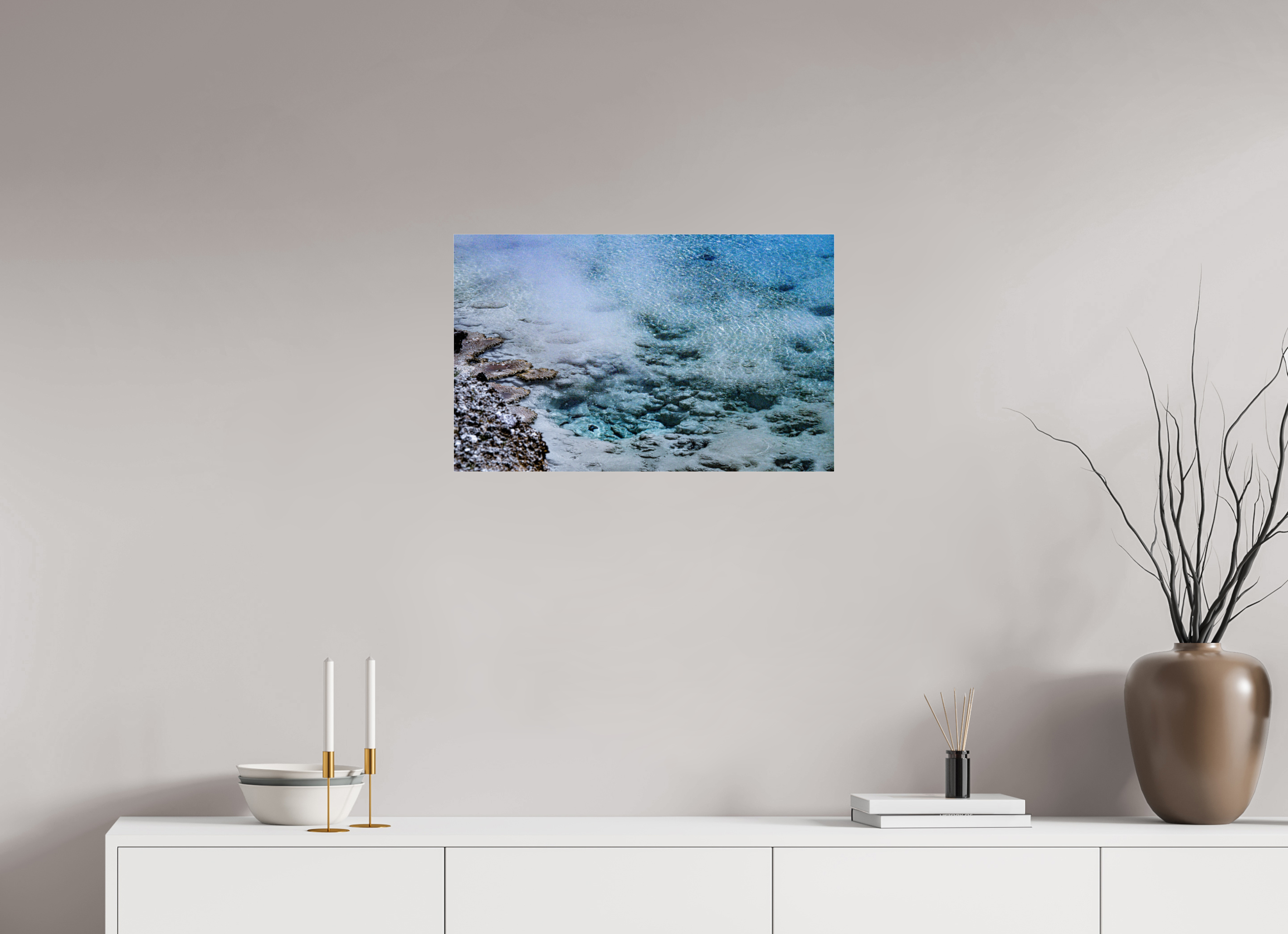 25.6 x 16″, ACRYLIC Yellowstone