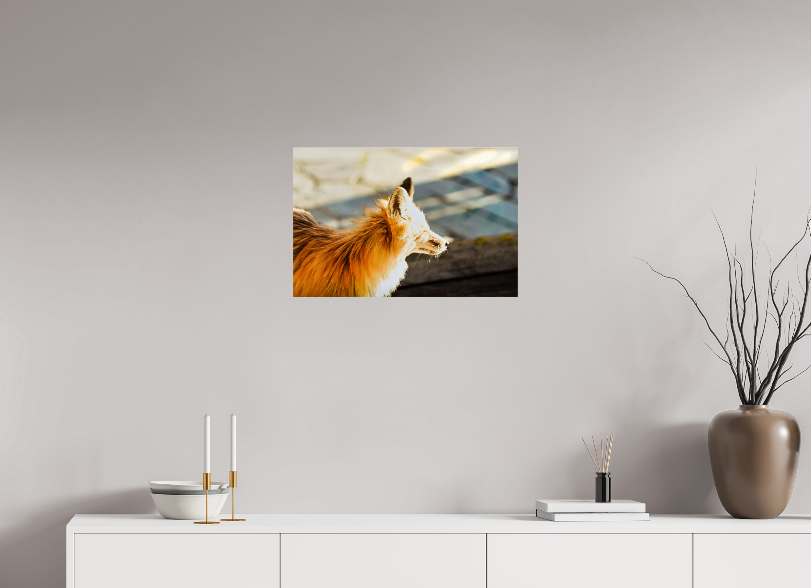 24 x 16″, ACRYLIC Fox